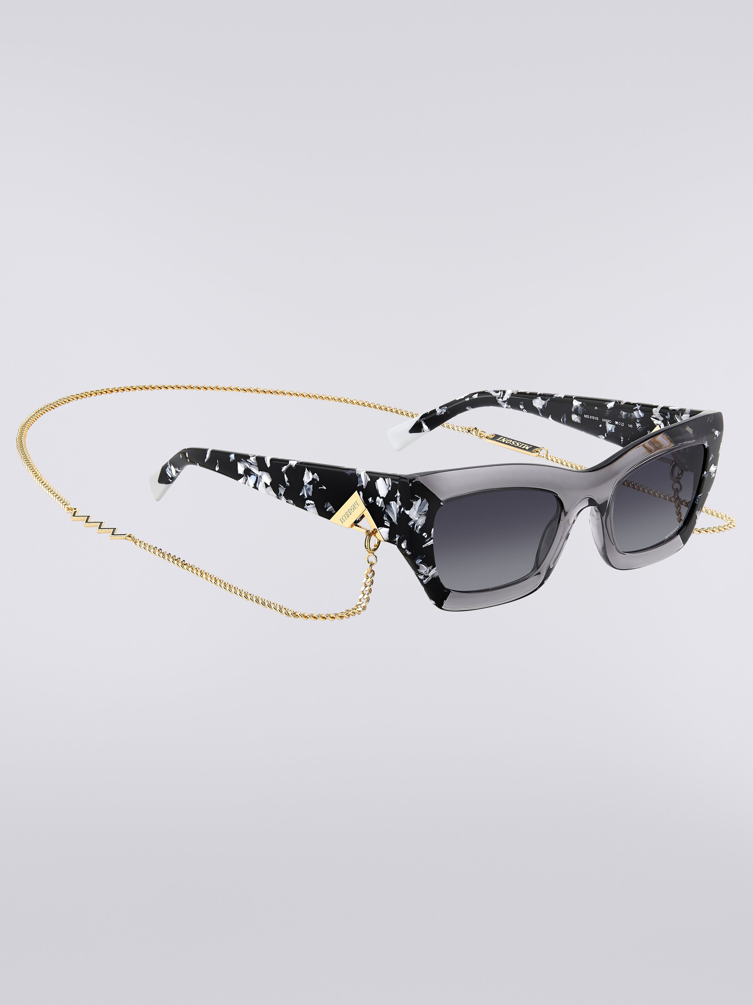 Cat-Eye-Sonnenbrille, Mehrfarbig  - 2