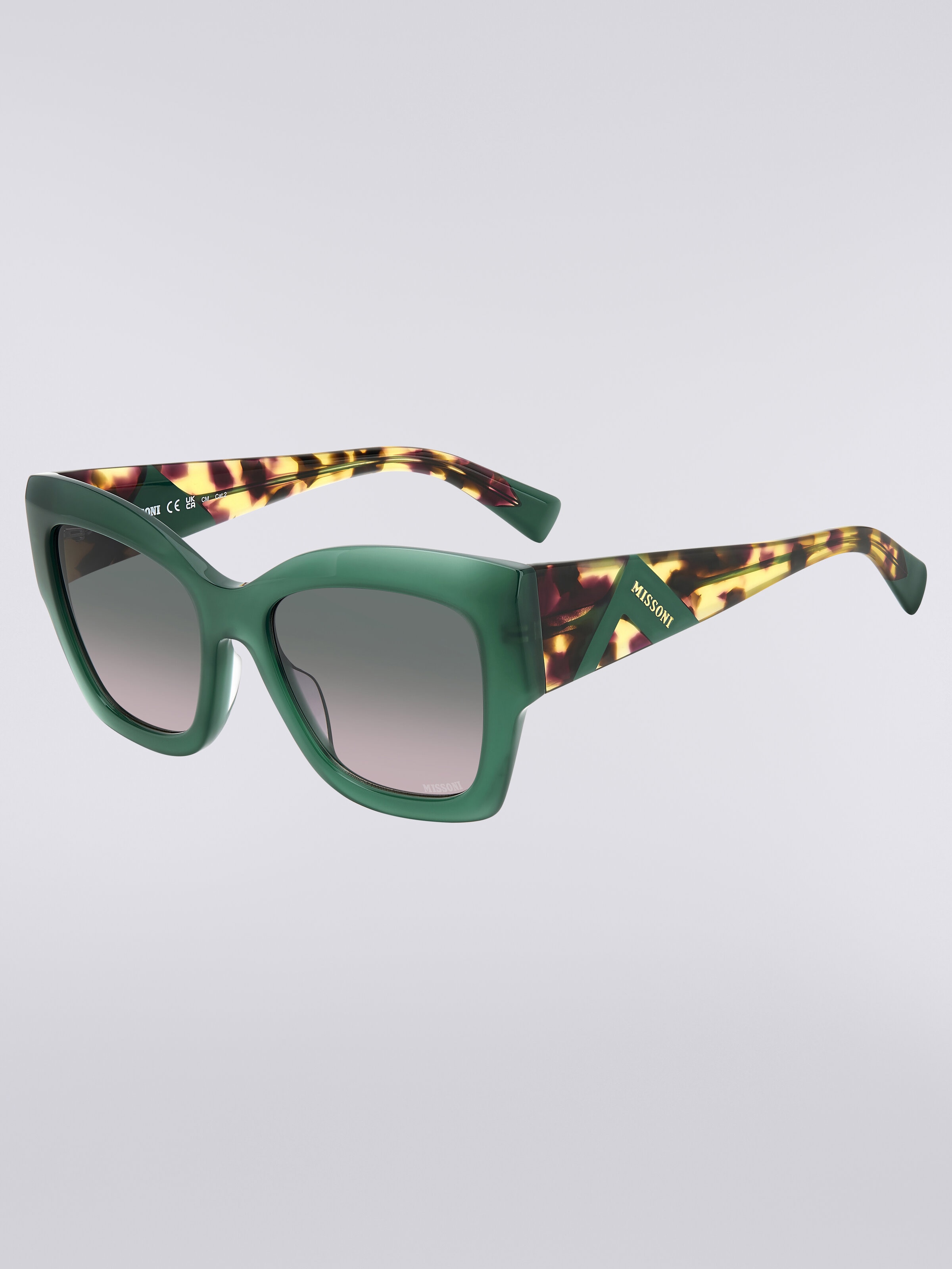 Oversize butterfly sunglasses, Multicoloured  - 1