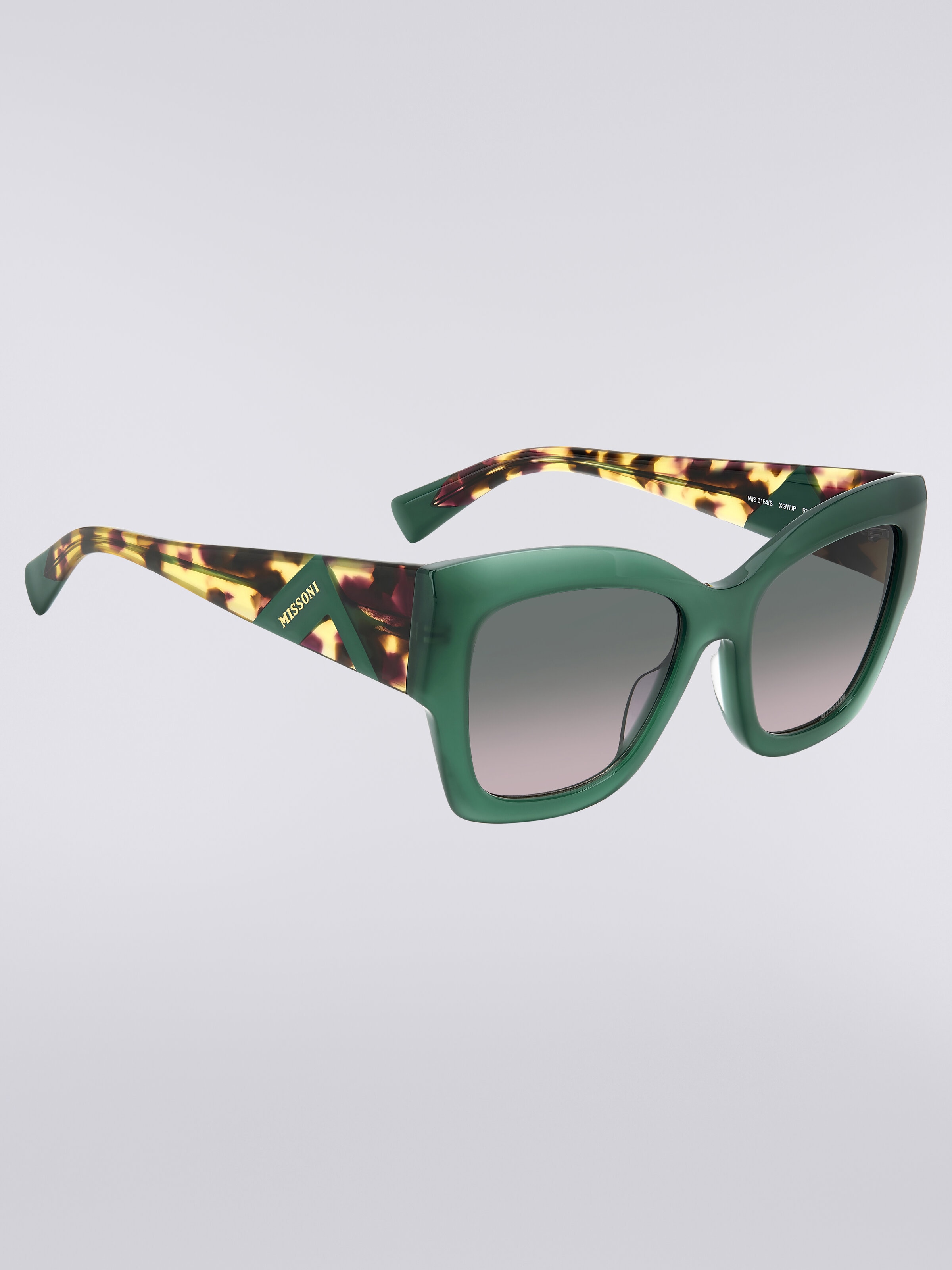 Oversize butterfly sunglasses, Multicoloured  - 2