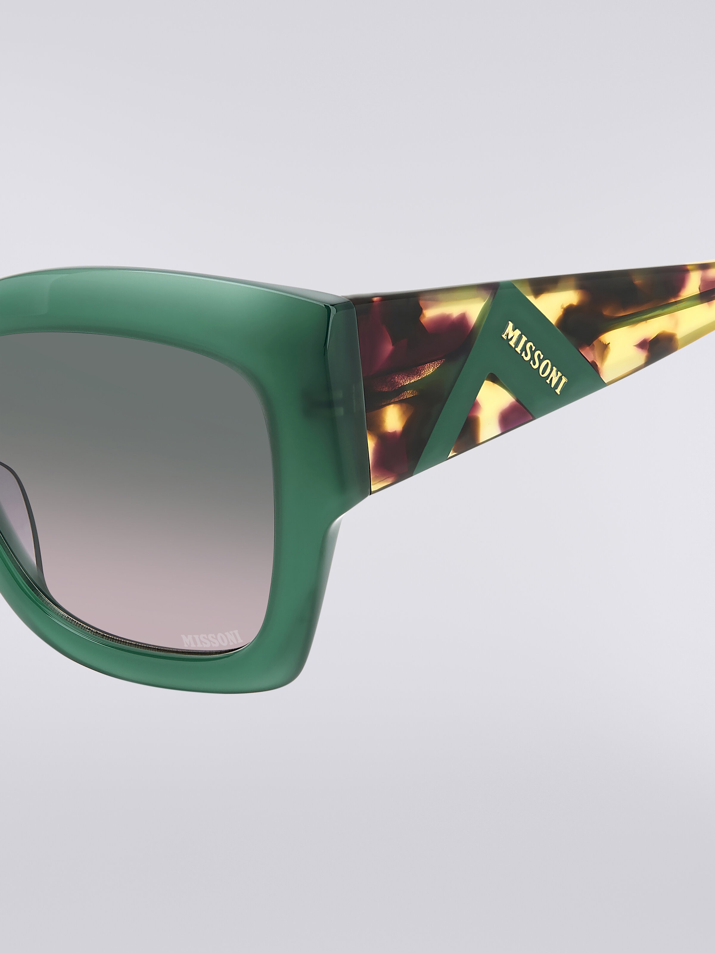 Oversize butterfly sunglasses, Multicoloured  - 3