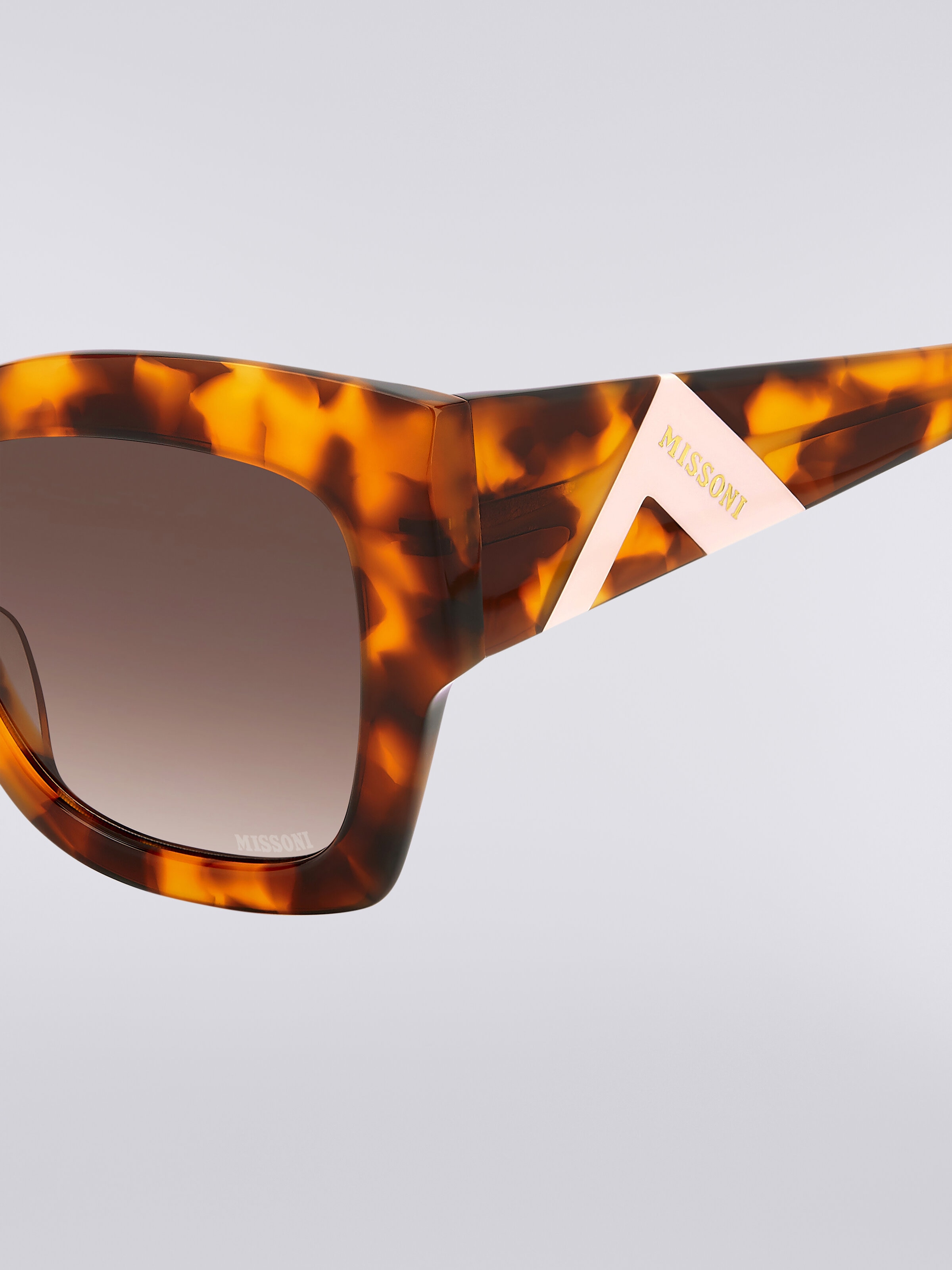 Übergroße Sonnenbrille in Schmetterlingsform, Mehrfarbig  - 3