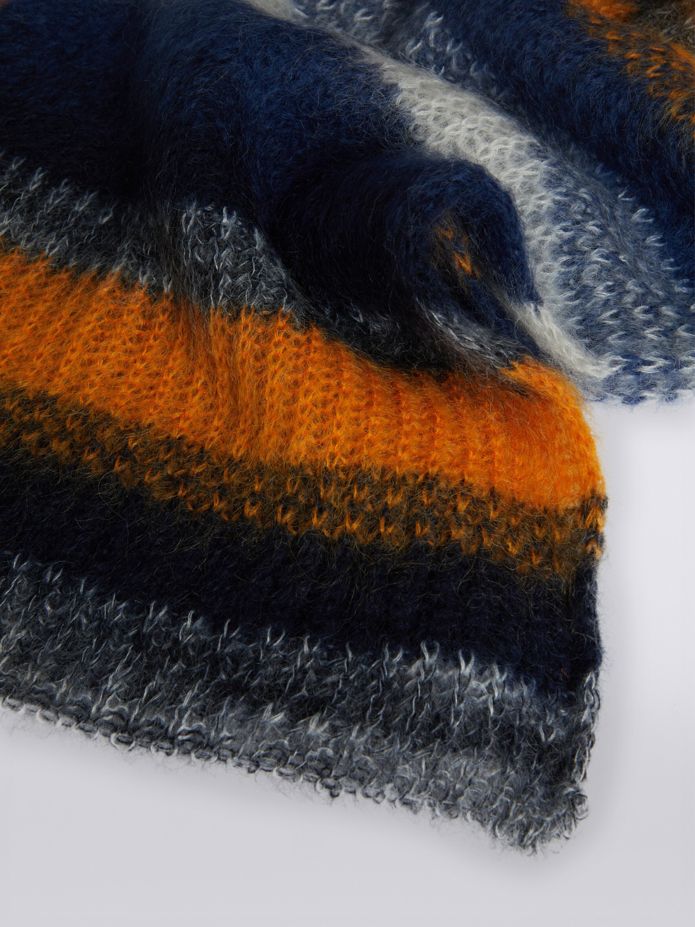 Sciarpa in misto mohair a righe, Multicolore  - 1