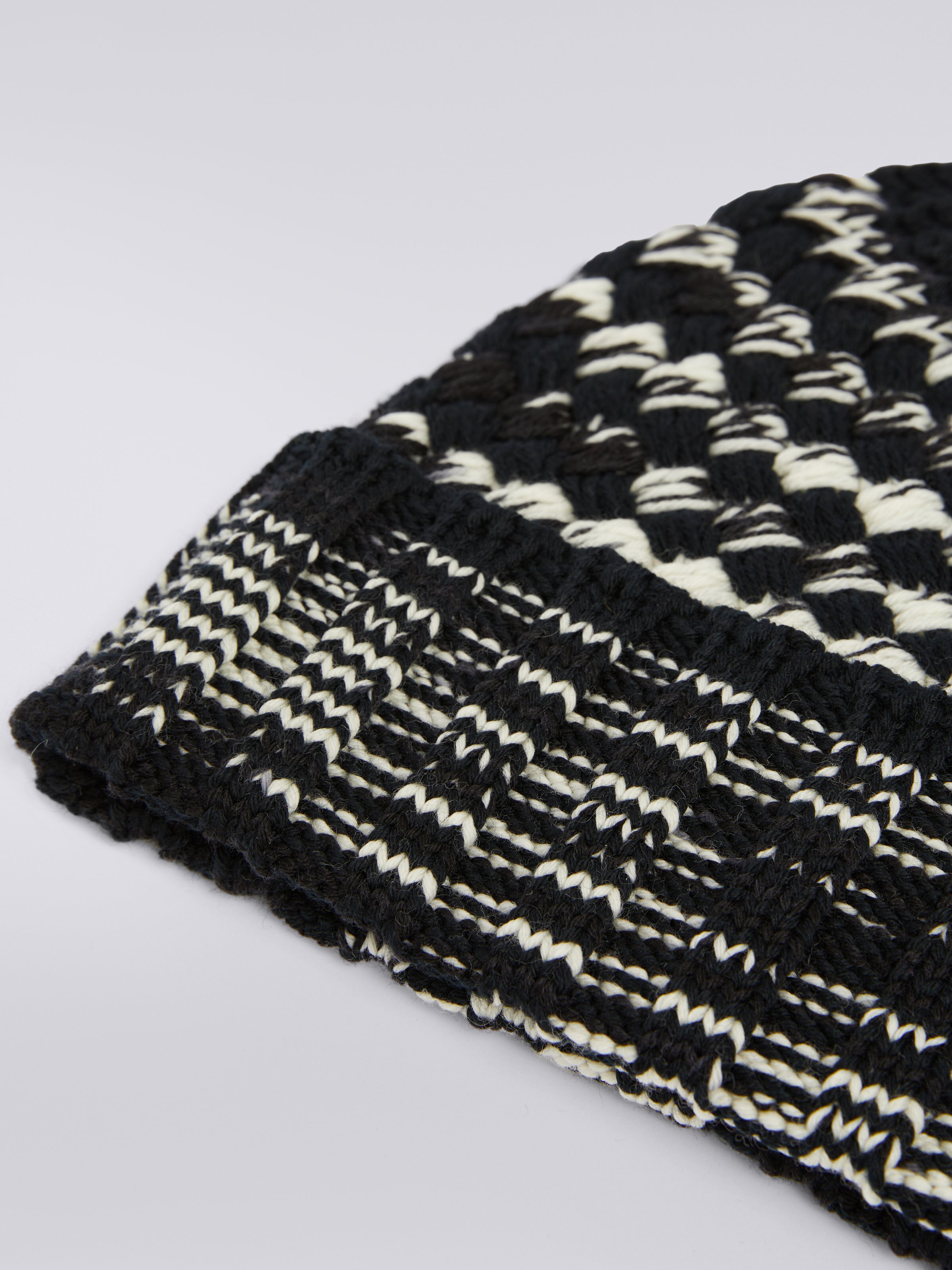 Strickmütze aus Wolle, Mehrfarbig  - 1