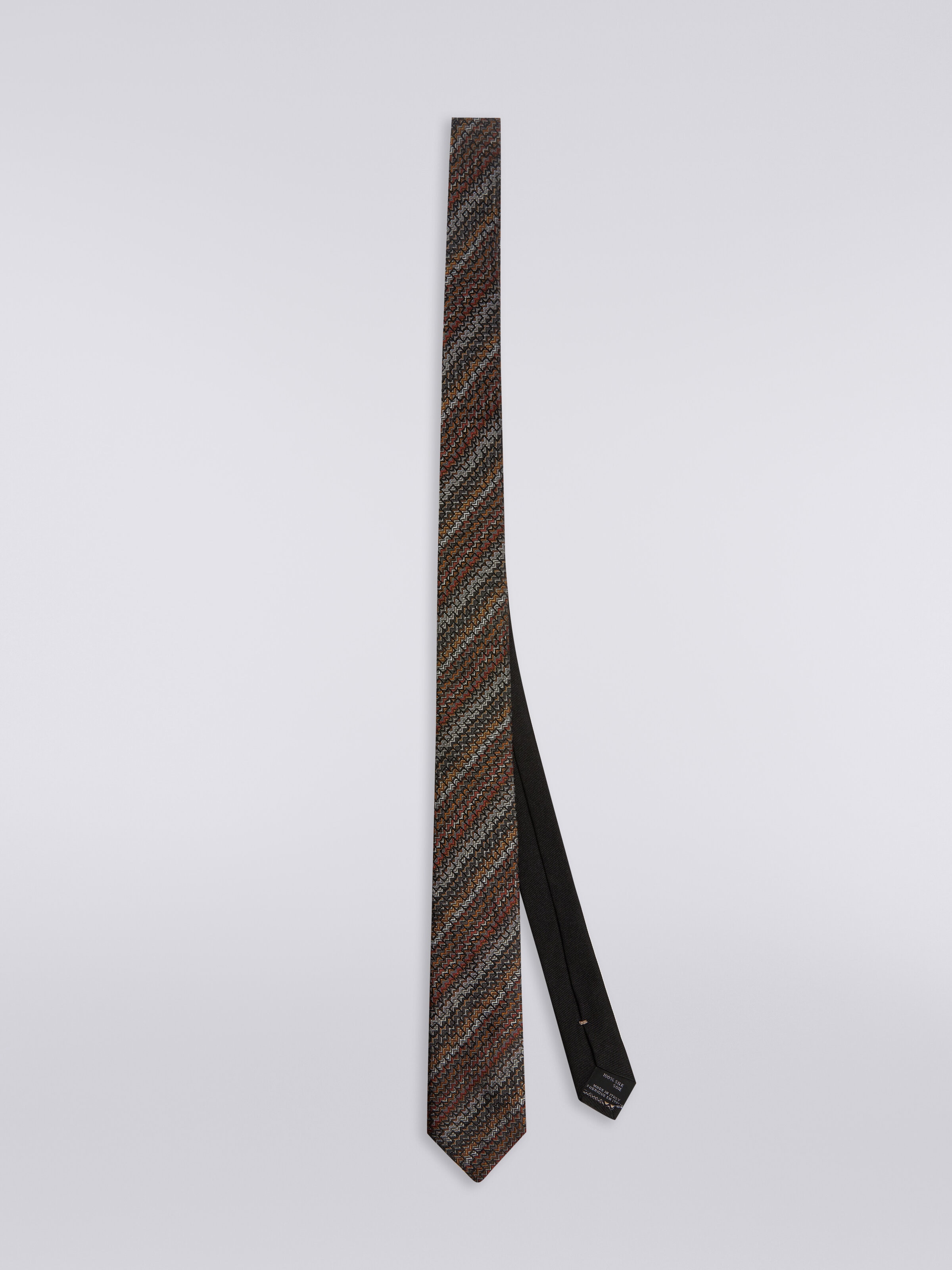 Cravatta in seta, Multicolore  - 0