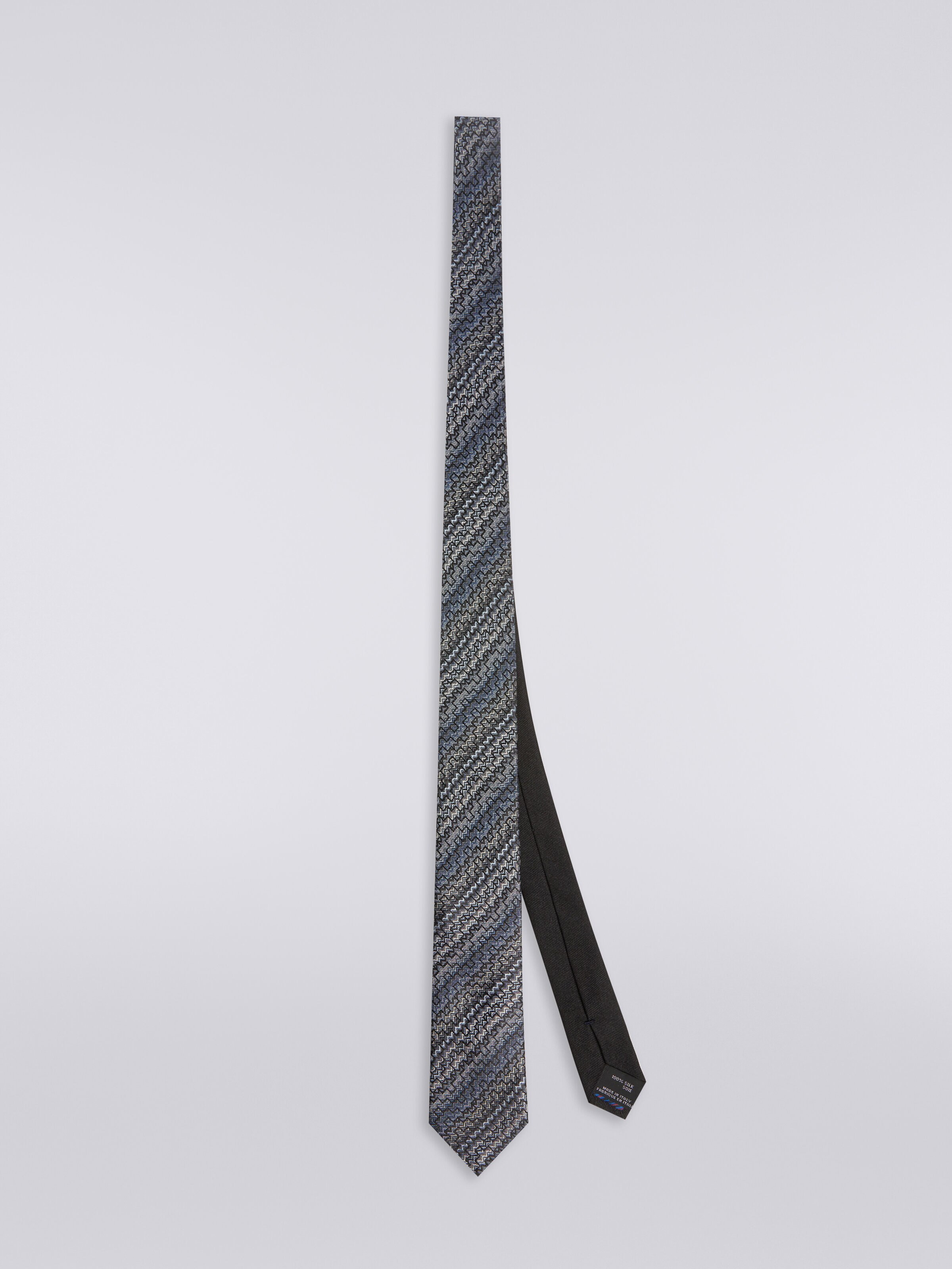 Cravatta in seta, Multicolore  - 0