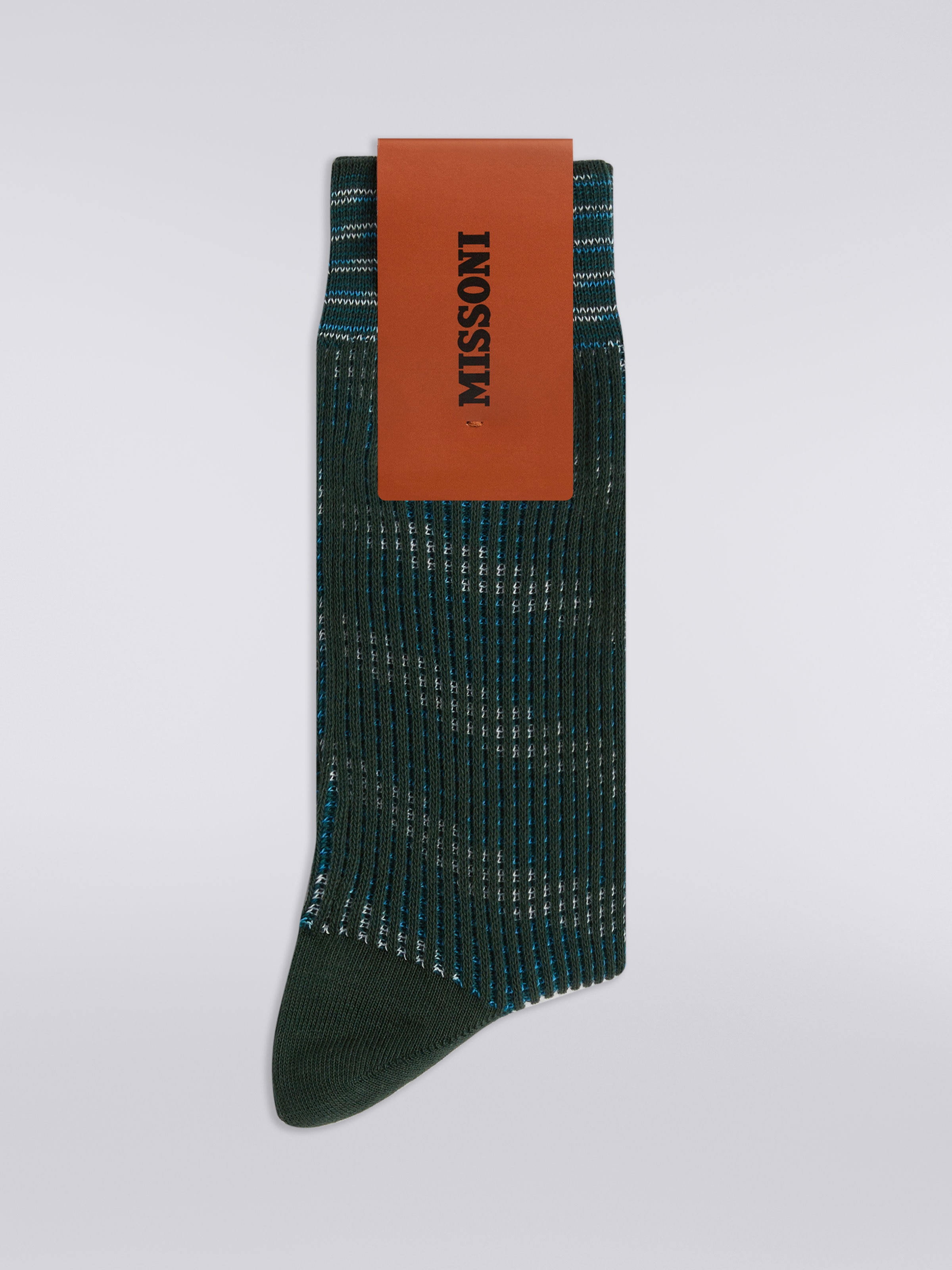 Cotton blend socks , Multicoloured  - 1