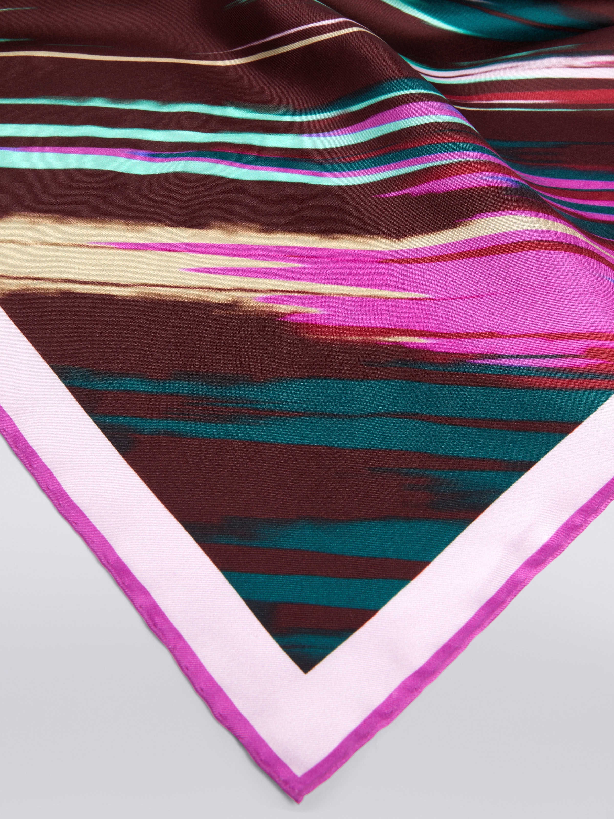 Slub silk scarf, Multicoloured  - 1