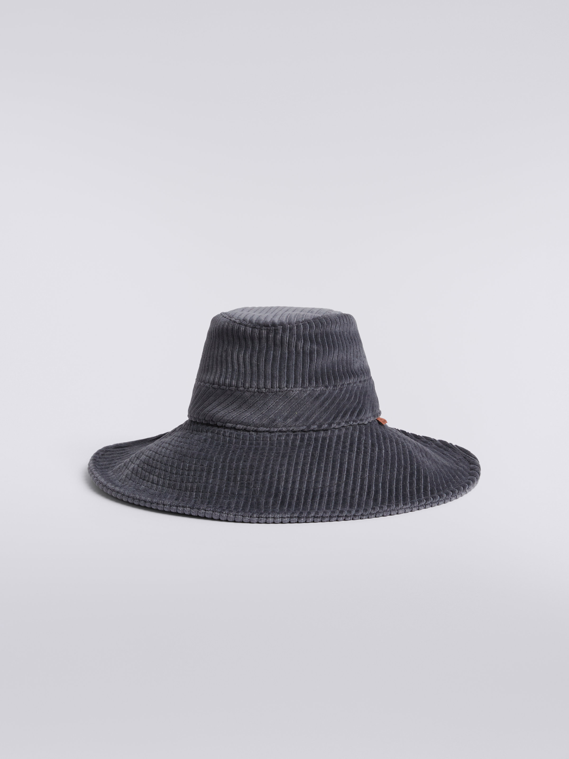 Hut mit breiter Hutkrempe aus Baumwollmischgewebe, Mehrfarbig  - 0