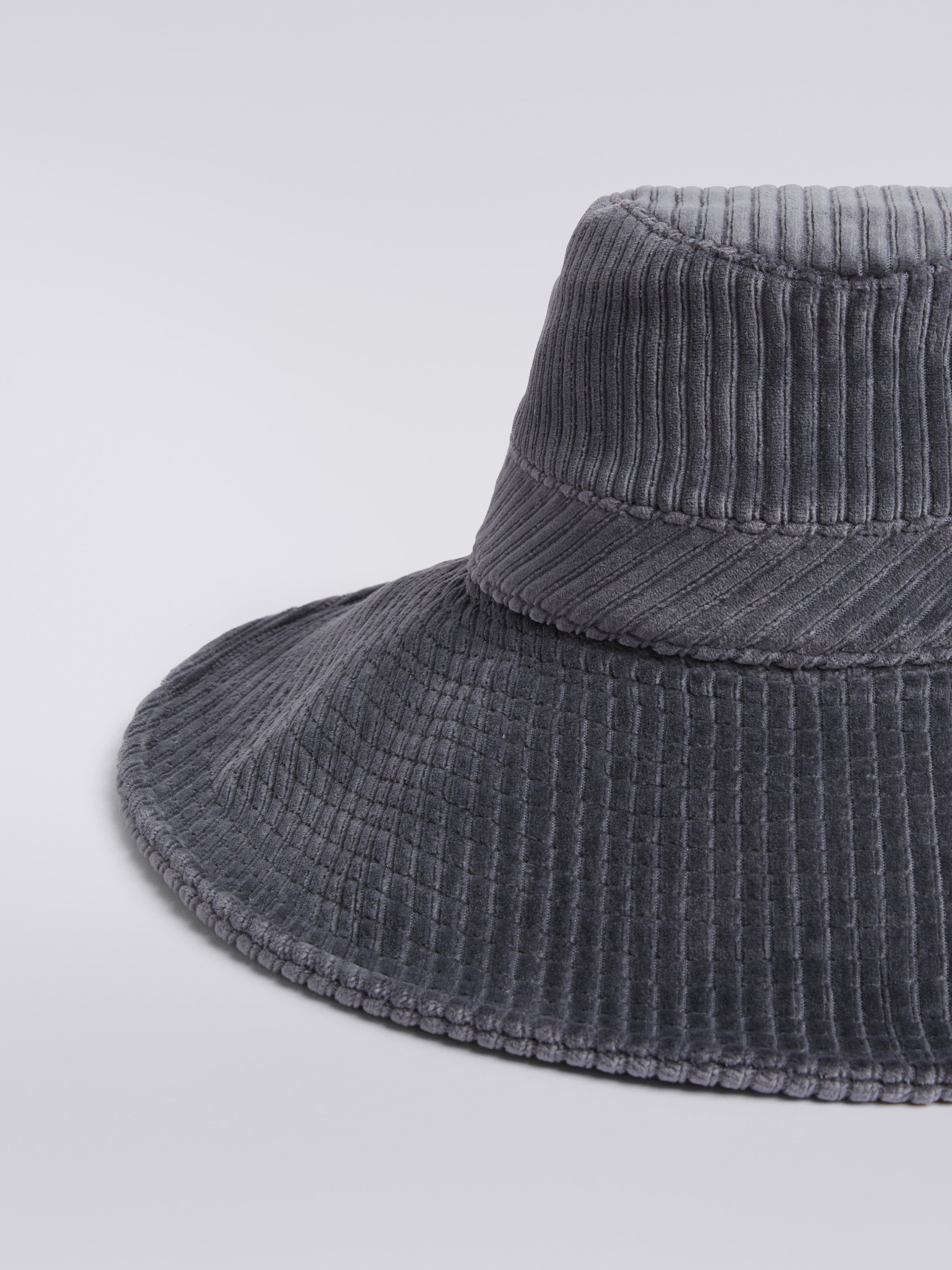Hut mit breiter Hutkrempe aus Baumwollmischgewebe, Mehrfarbig  - 1