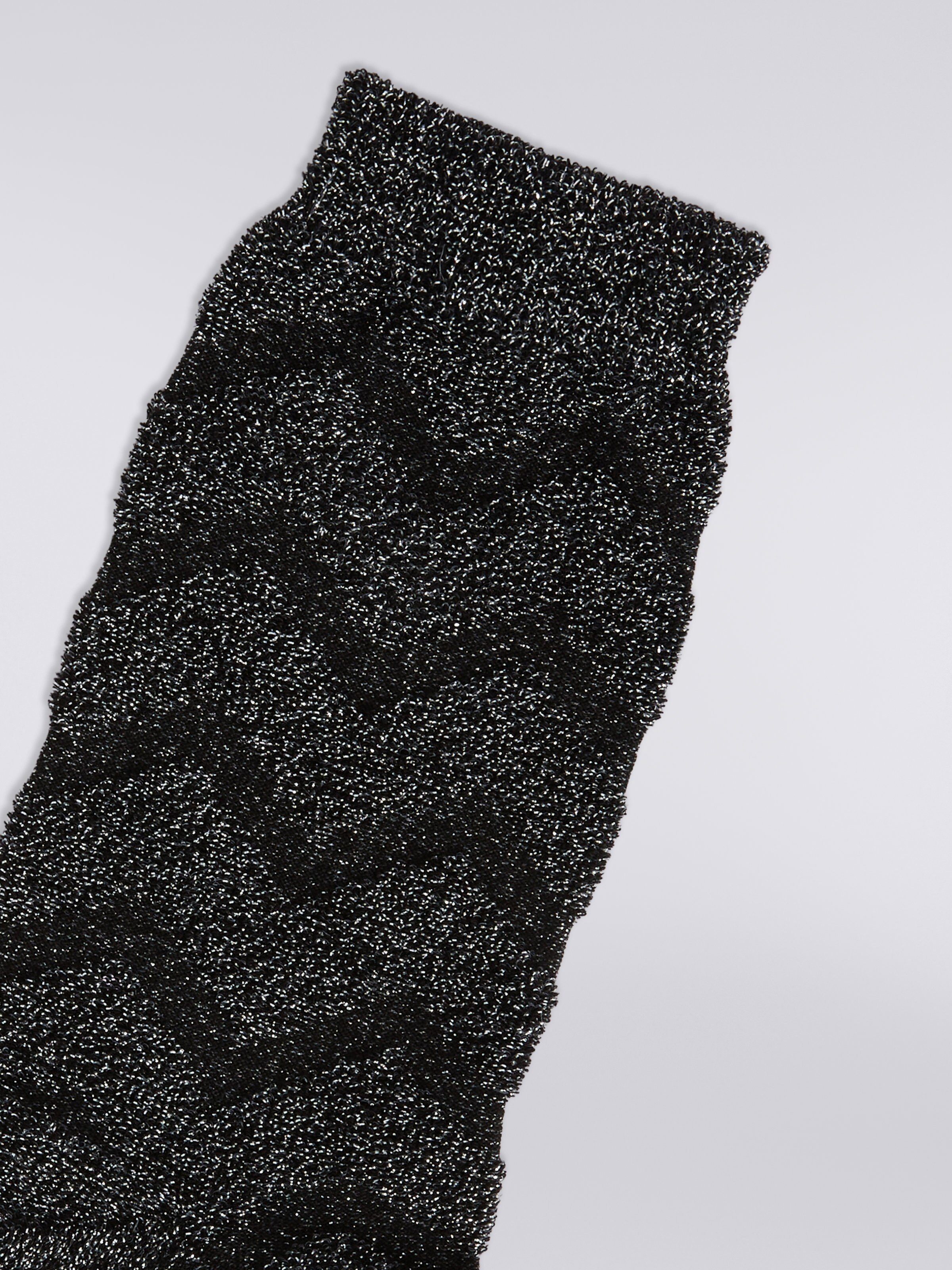 Short zigzag cotton and nylon socks , Multicoloured  - 2