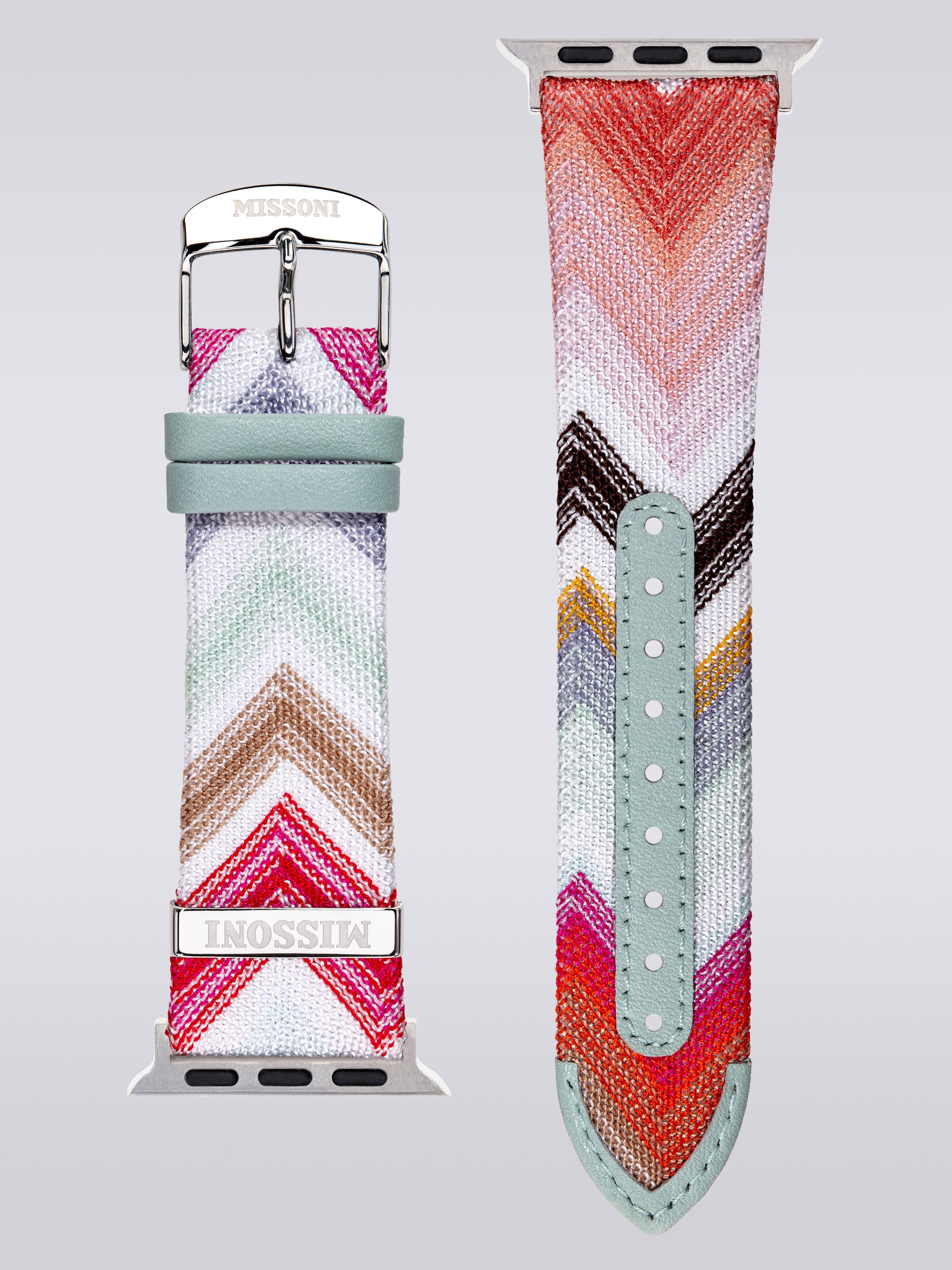 Missoni fabric Apple strap, Multicoloured  - 0
