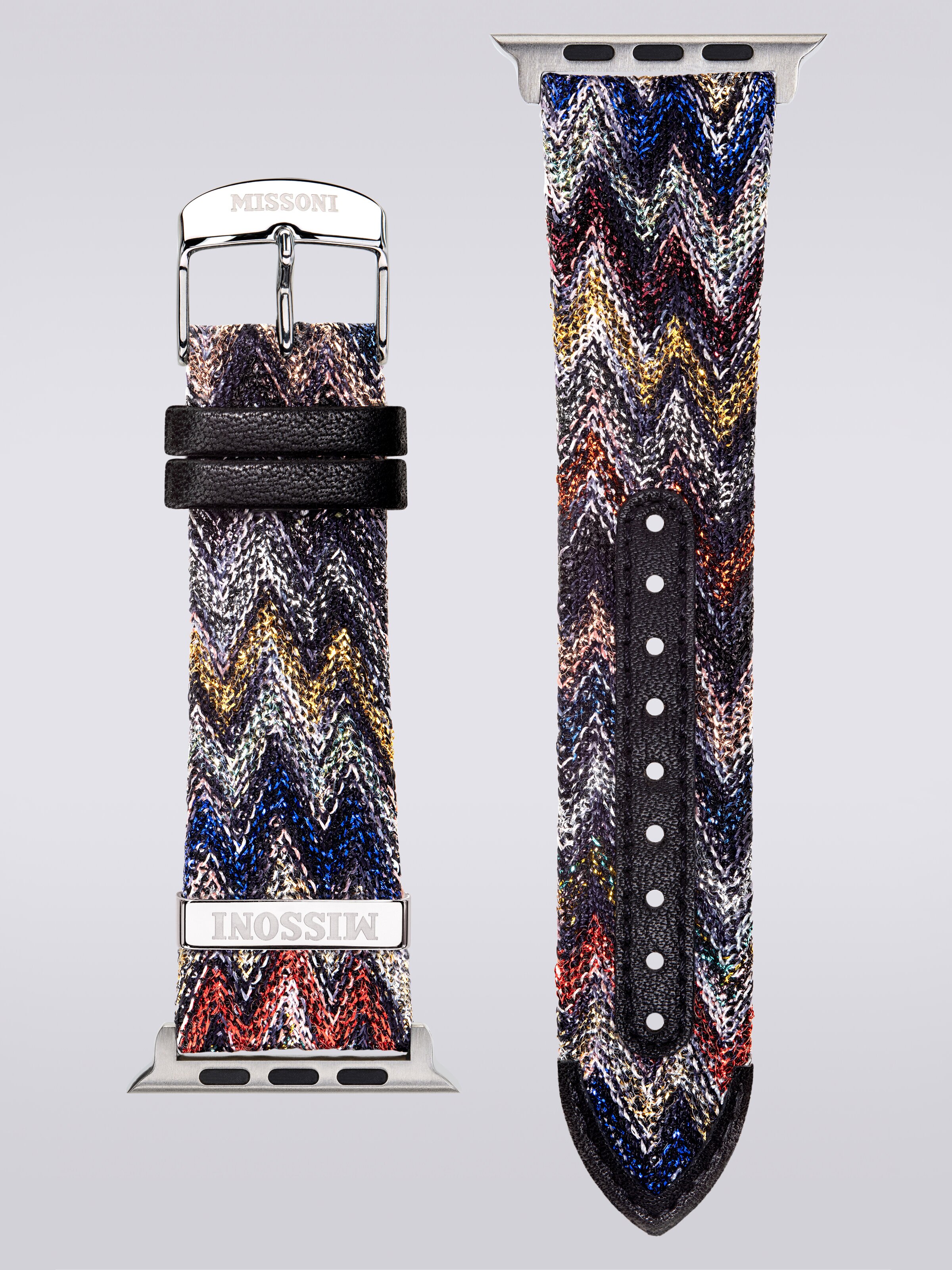 Apple Watch©-Armband aus Missoni-Stoff, Mehrfarbig  - 0