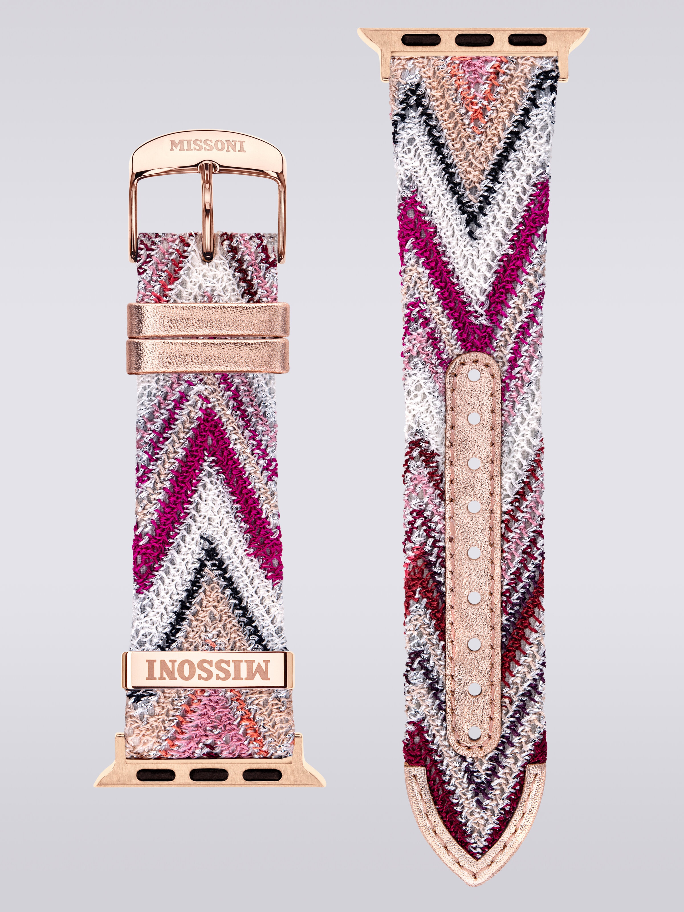 Cinturino per Apple Watch© in tessuto Missoni, Multicolore  - 0