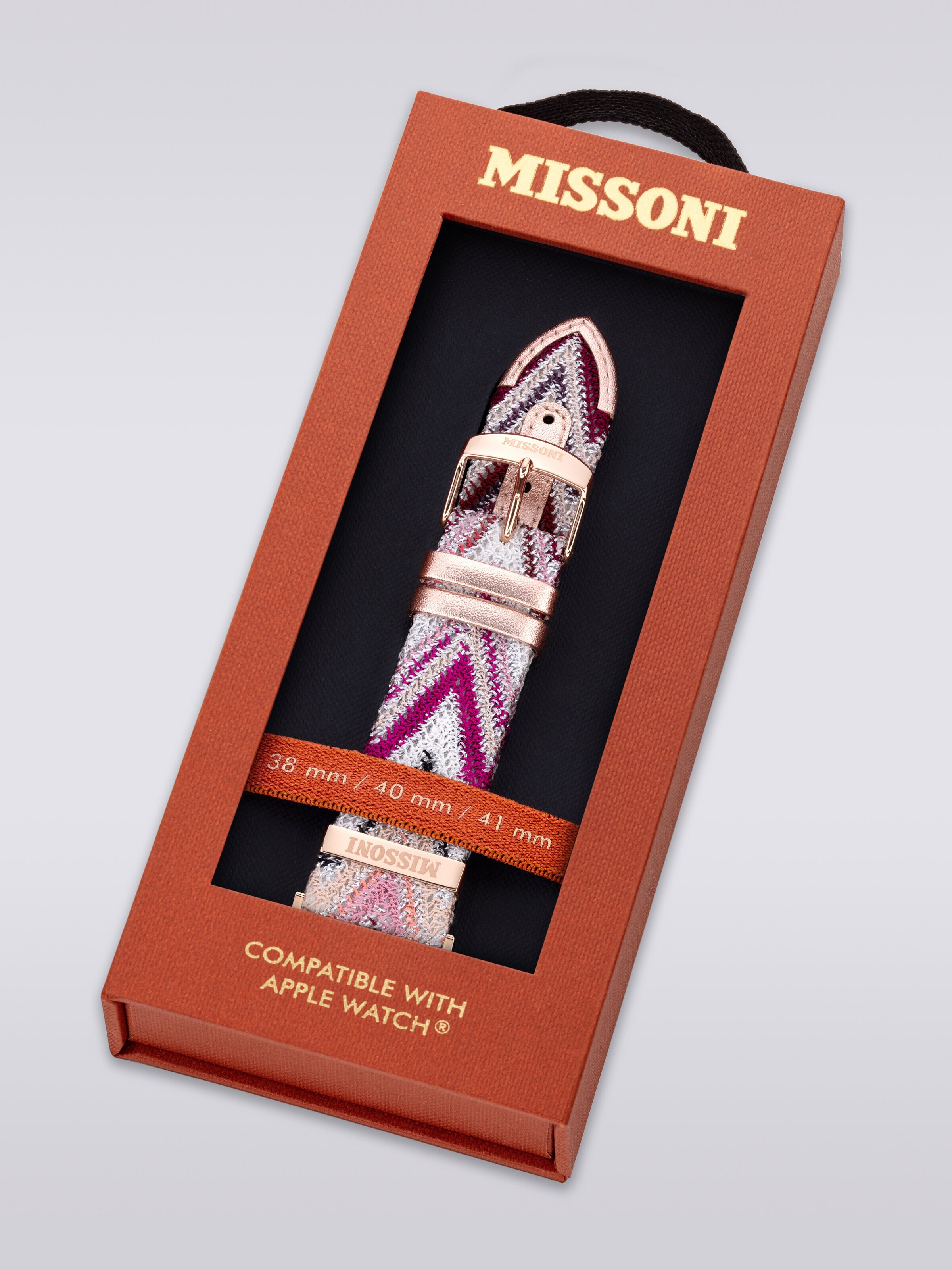 Cinturino per Apple Watch© in tessuto Missoni, Multicolore  - 3