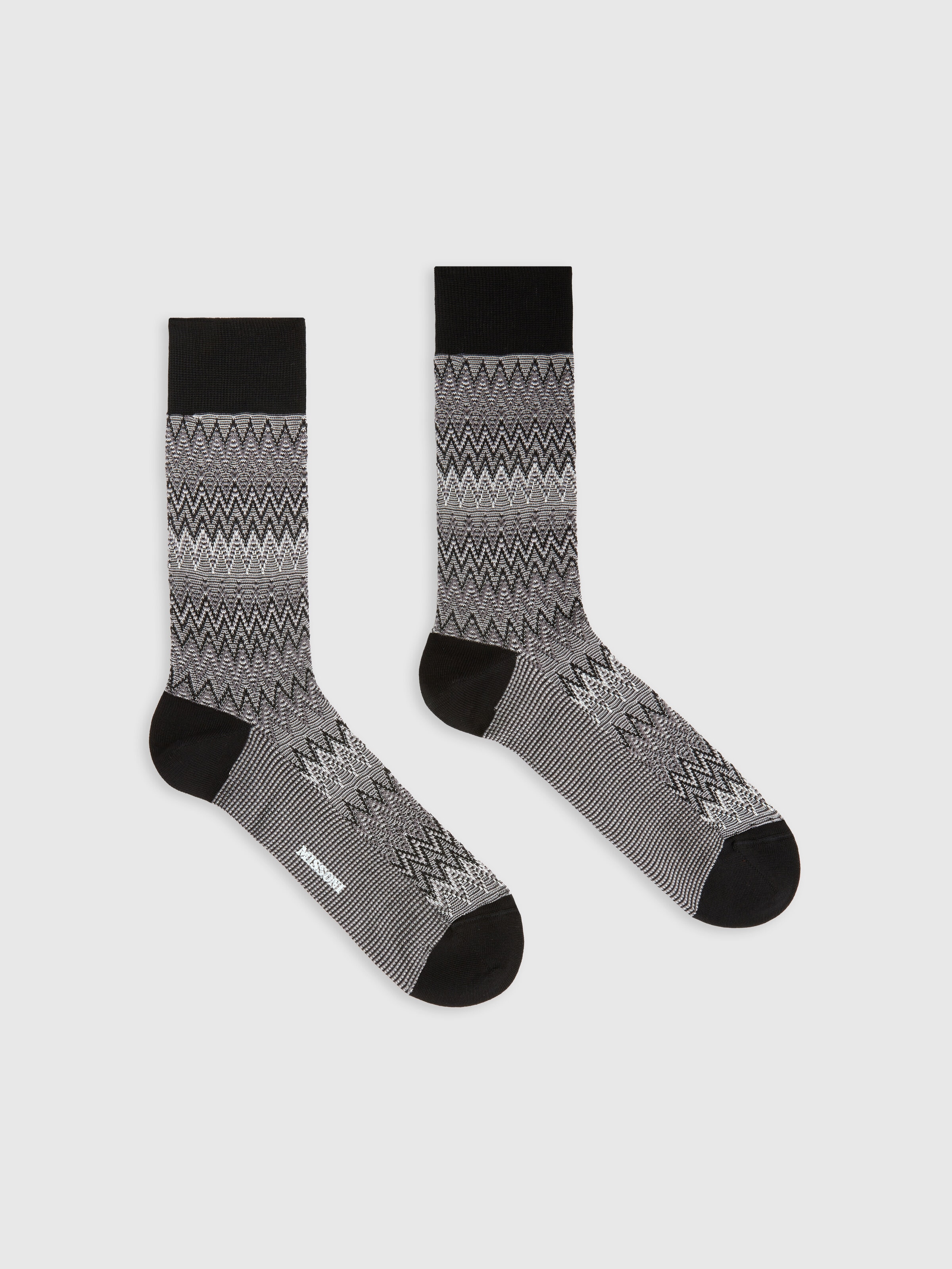 Kurze Socken aus Baumwollmischgewebe, Mehrfarbig  - 0