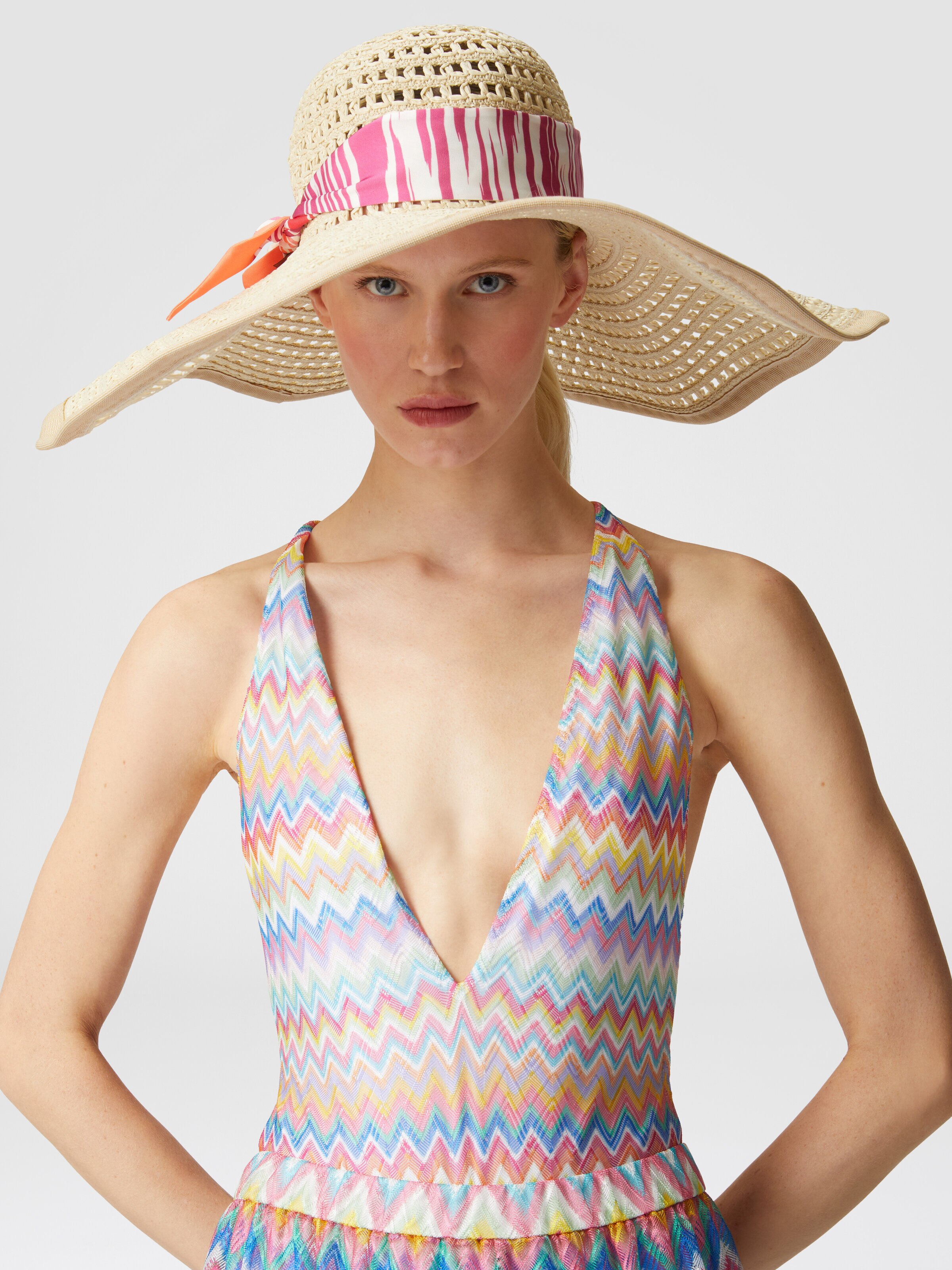 Viscose hat, Multicoloured  - 2