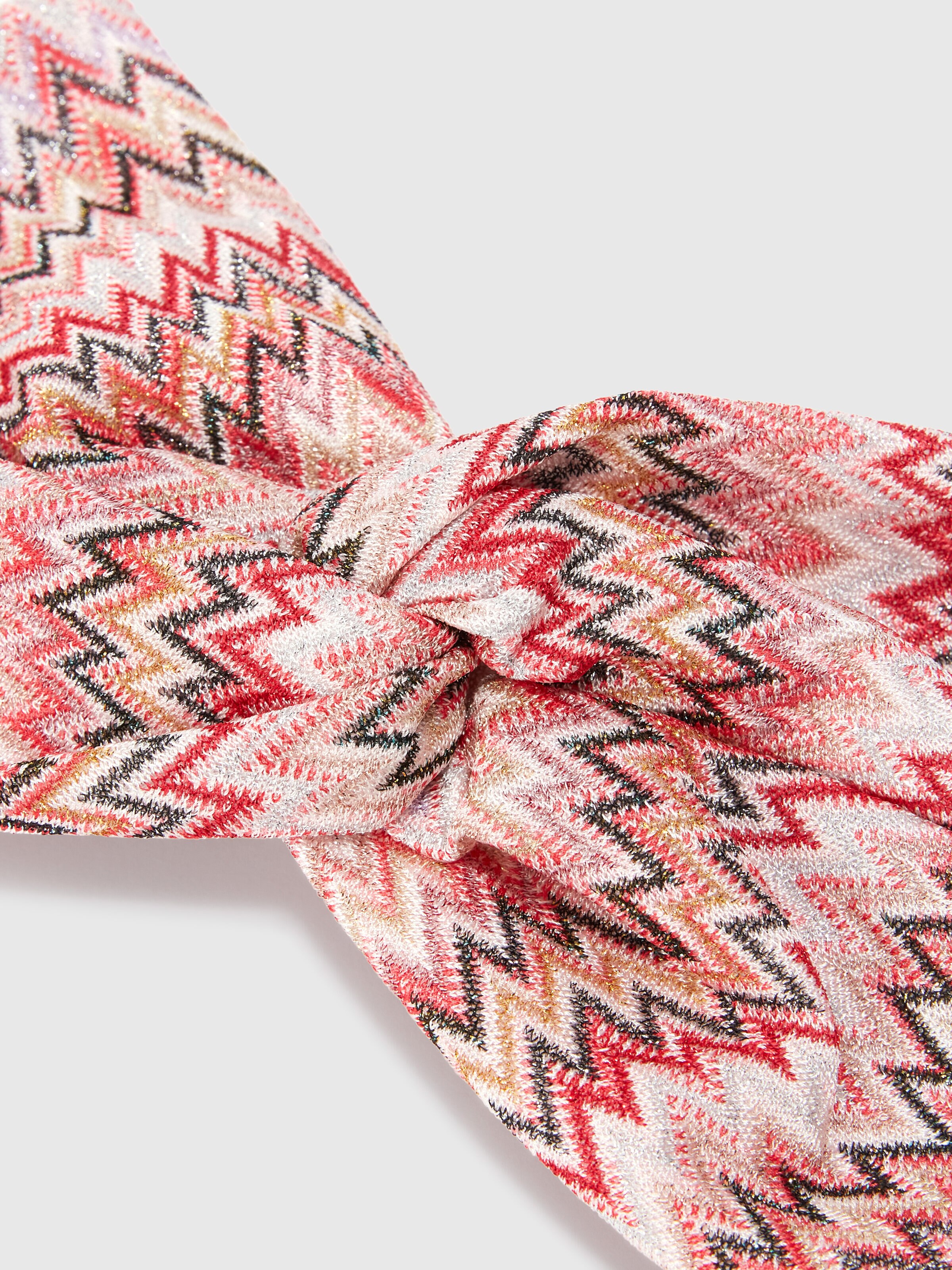 Fascia in viscosa chevron con lurex, Multicolore  - 1