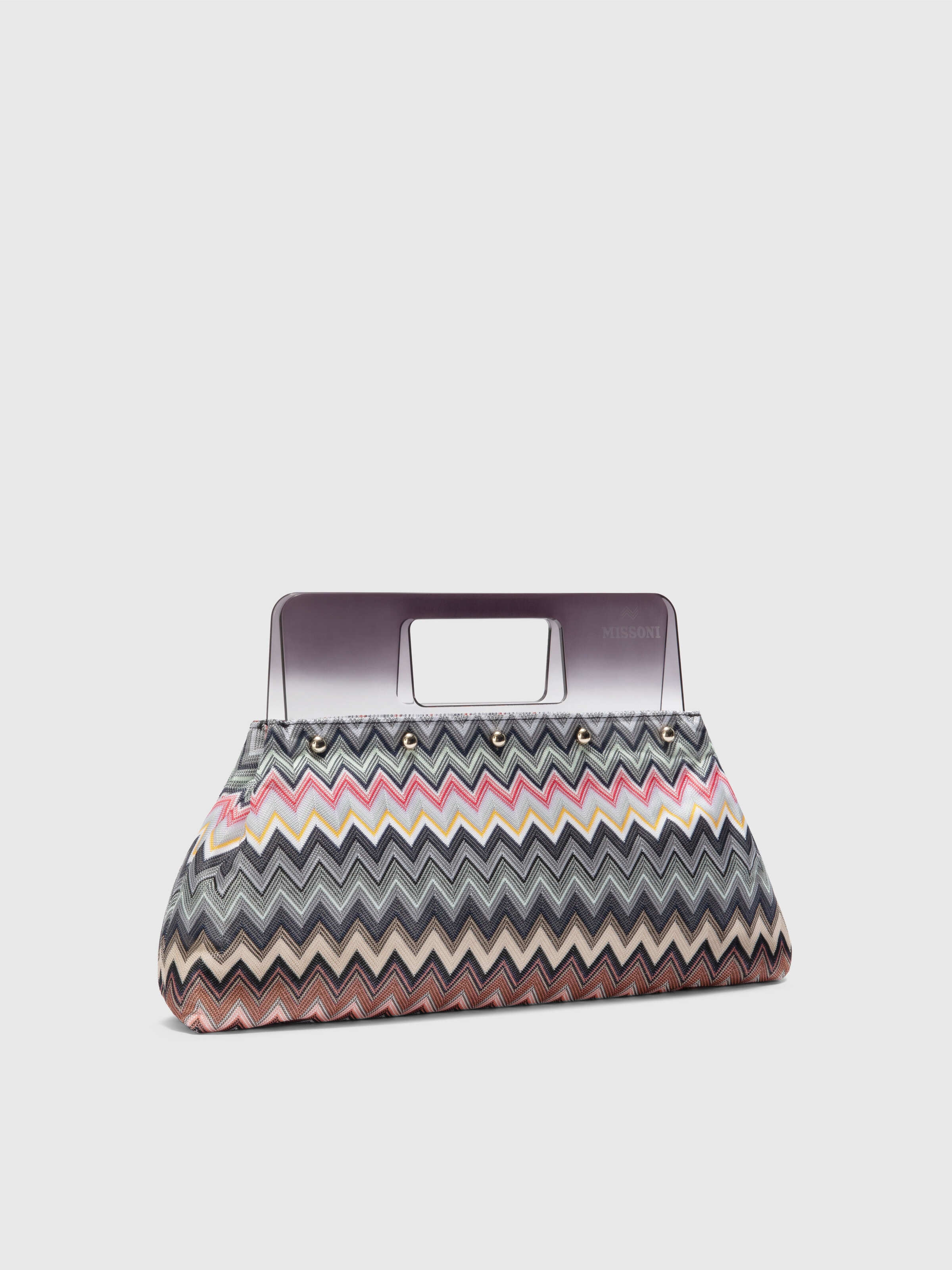 Pouch in misto cotone, Multicolore  - 1