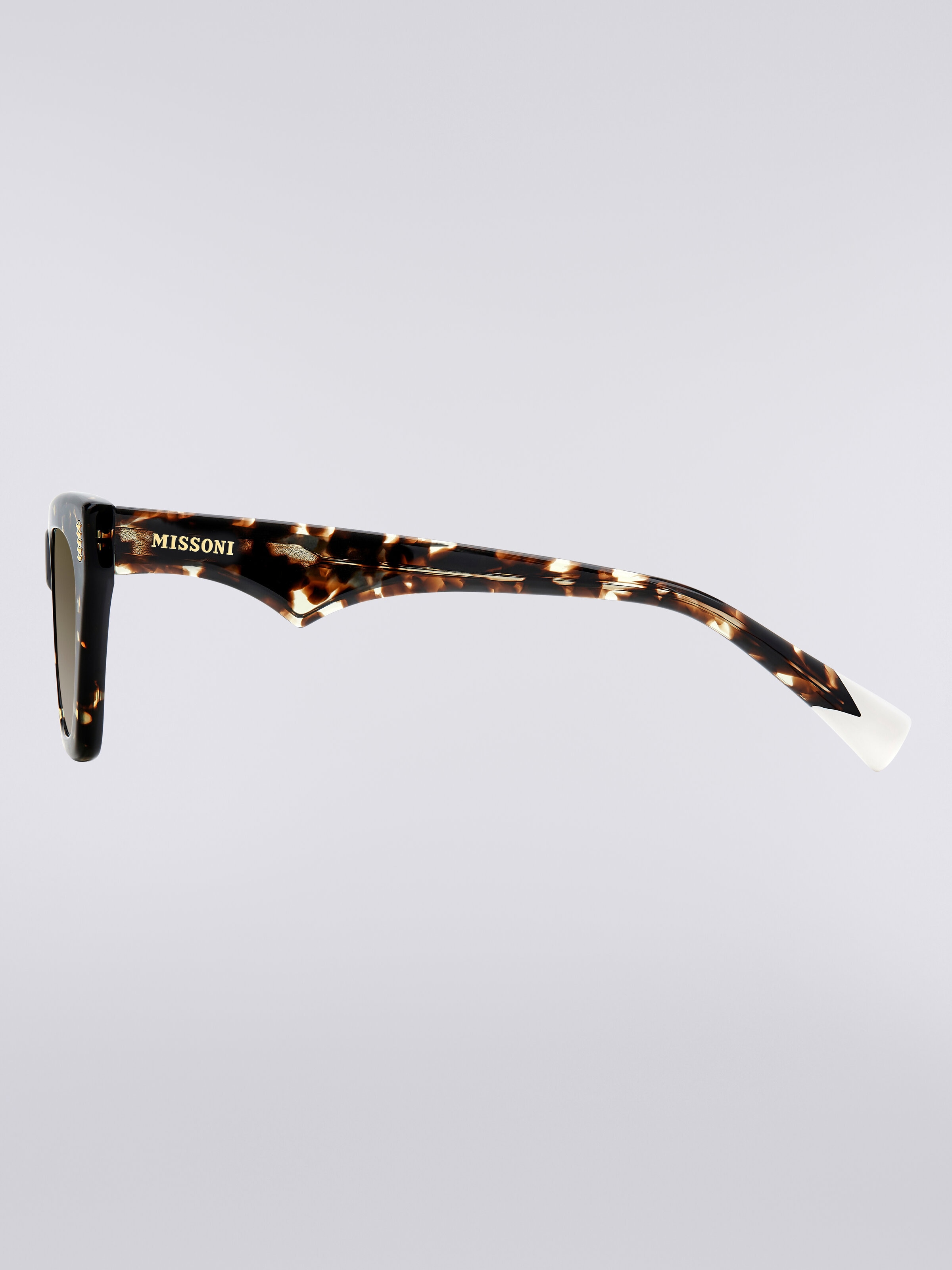 Gafas de sol cuadradas de acetato, Negro - 3