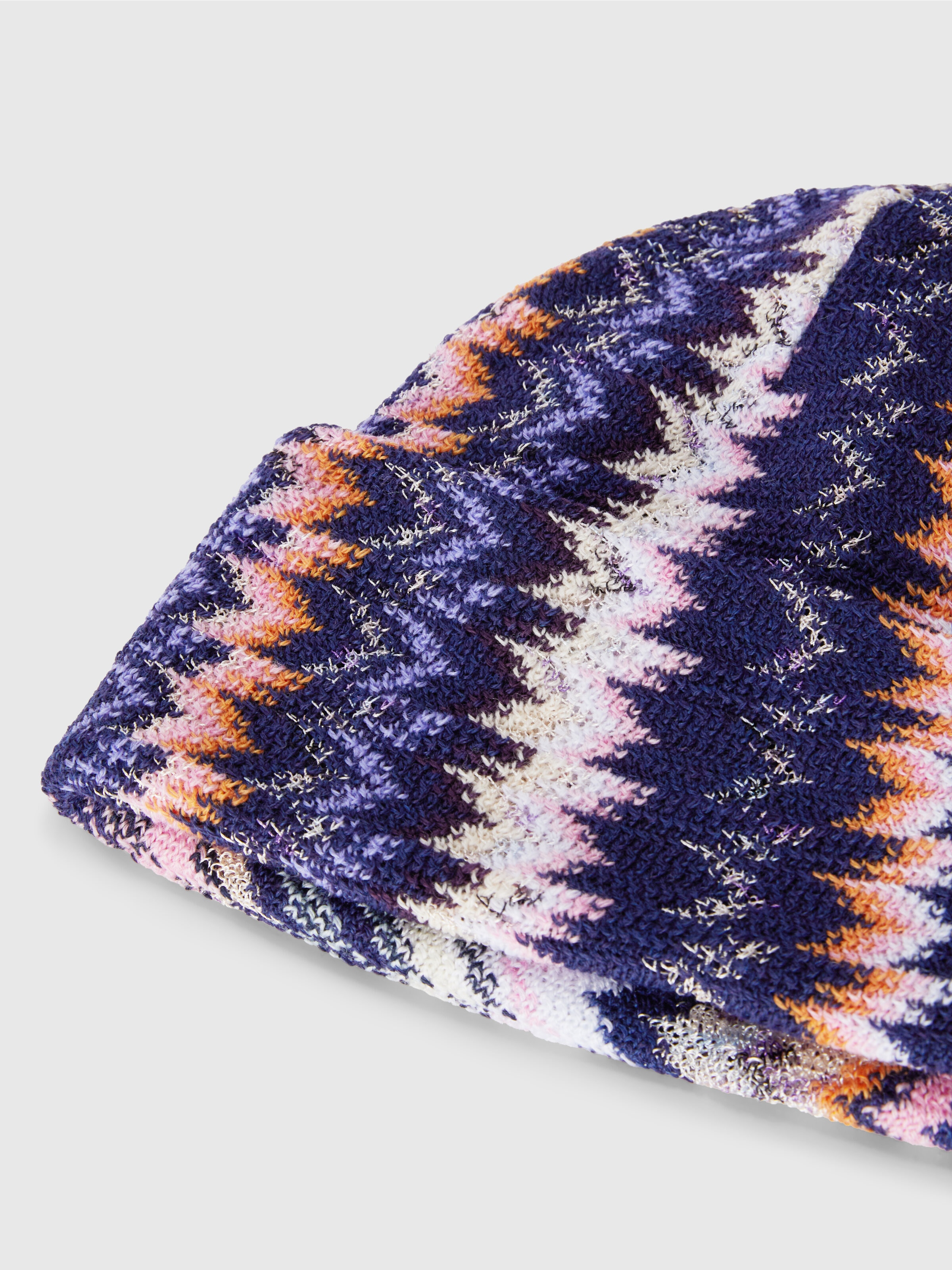 Wool and viscose beanie, Multicoloured  - 1
