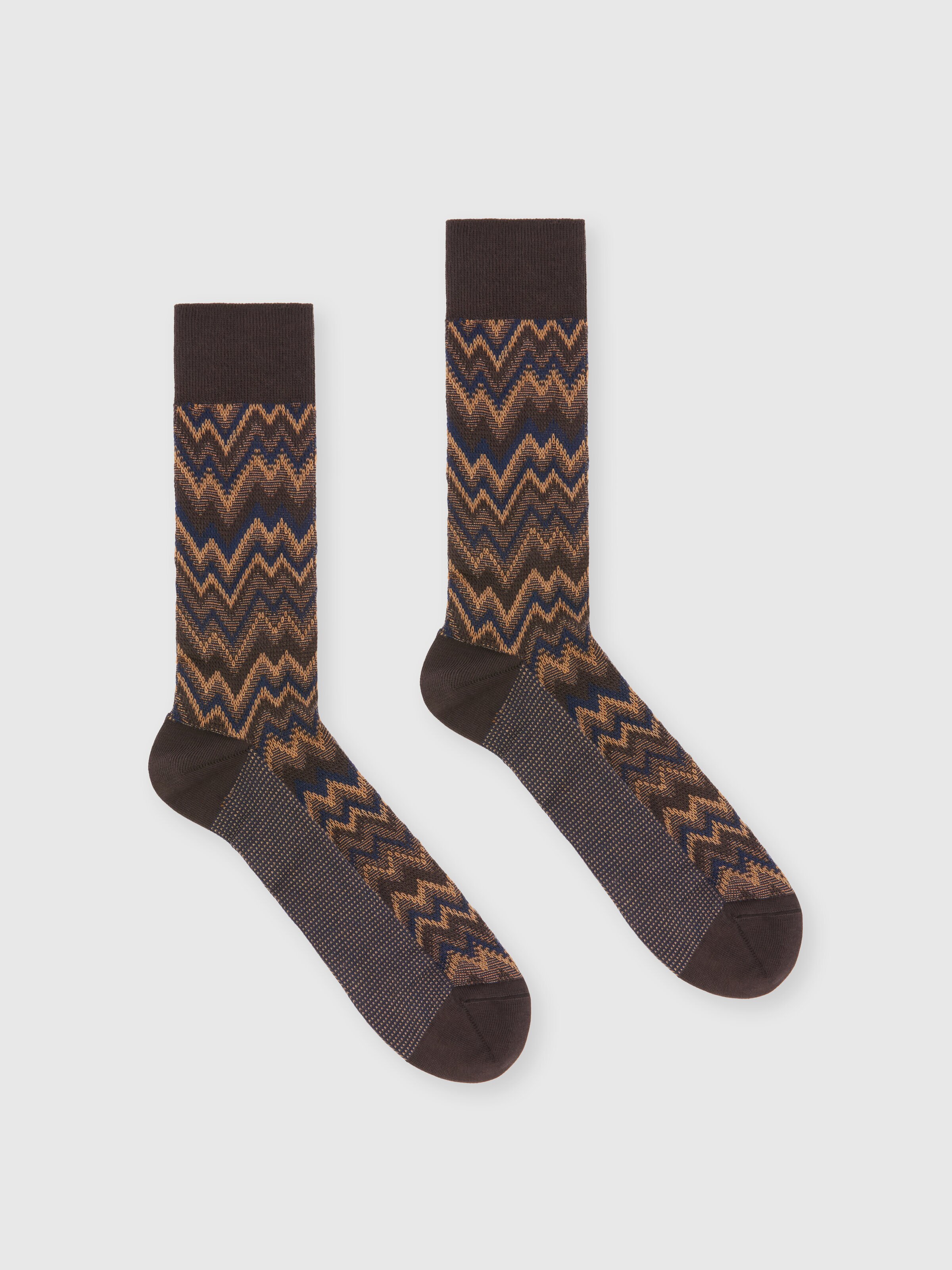 Mountain cotton blend socks, Multicoloured  - 0