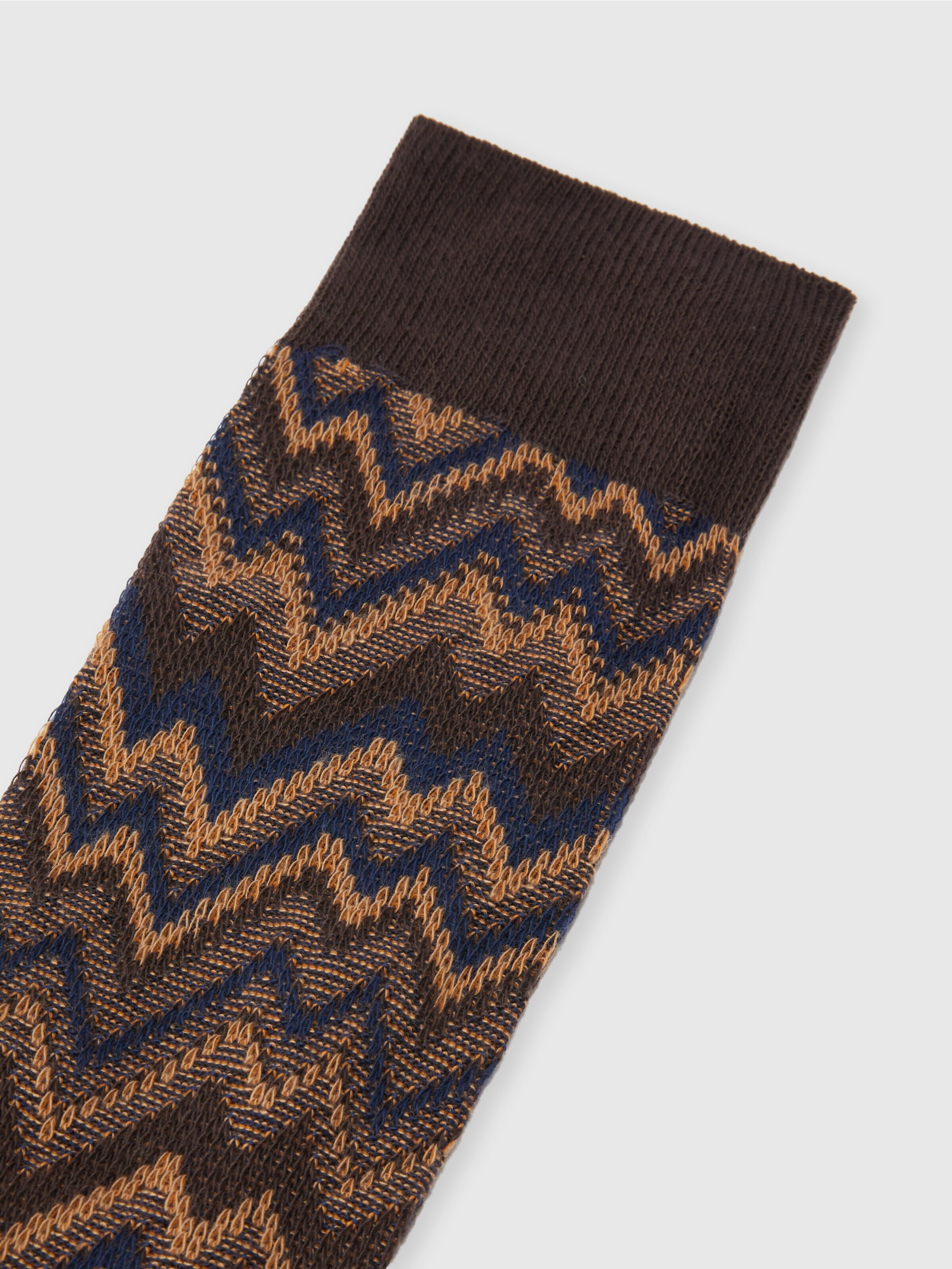 Mountain cotton blend socks, Multicoloured  - 2