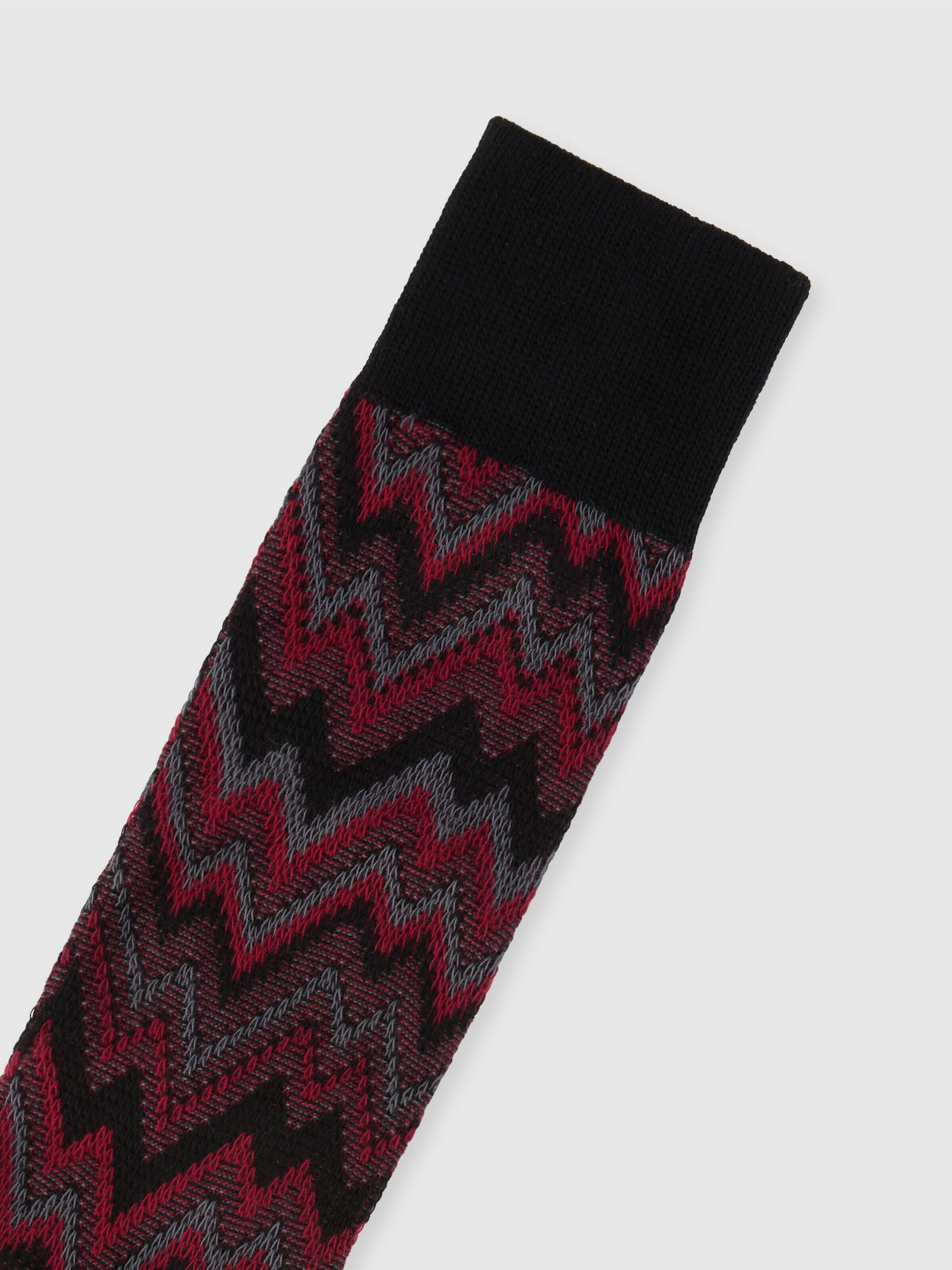 Mountain cotton blend socks, Multicoloured  - 2