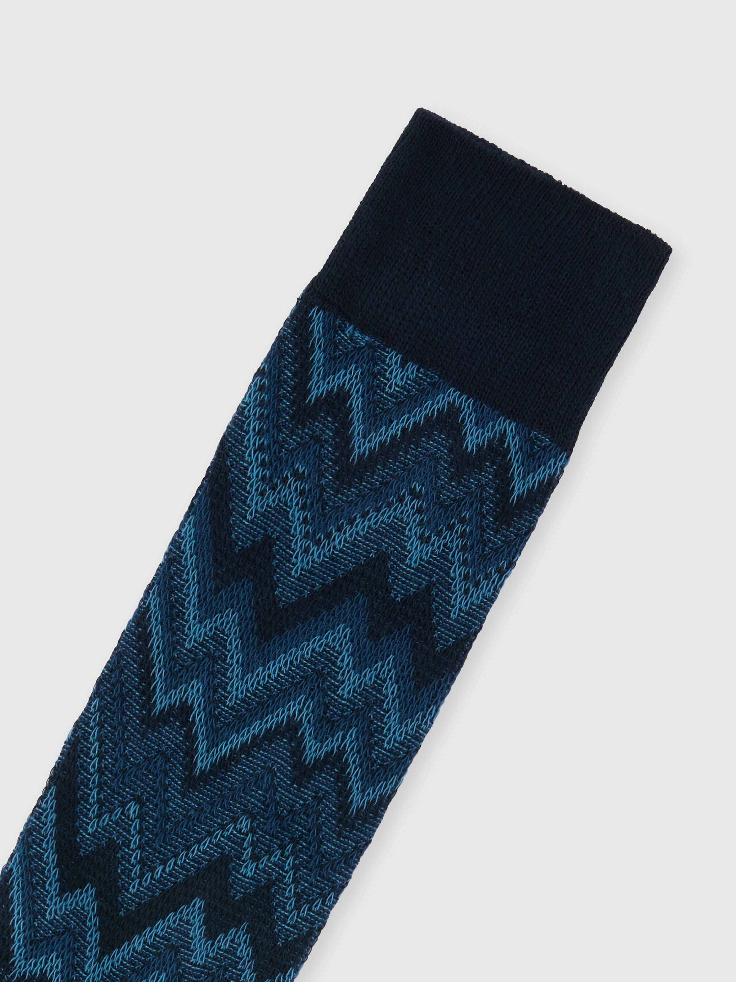 Mountain cotton blend socks, Multicoloured  - 2