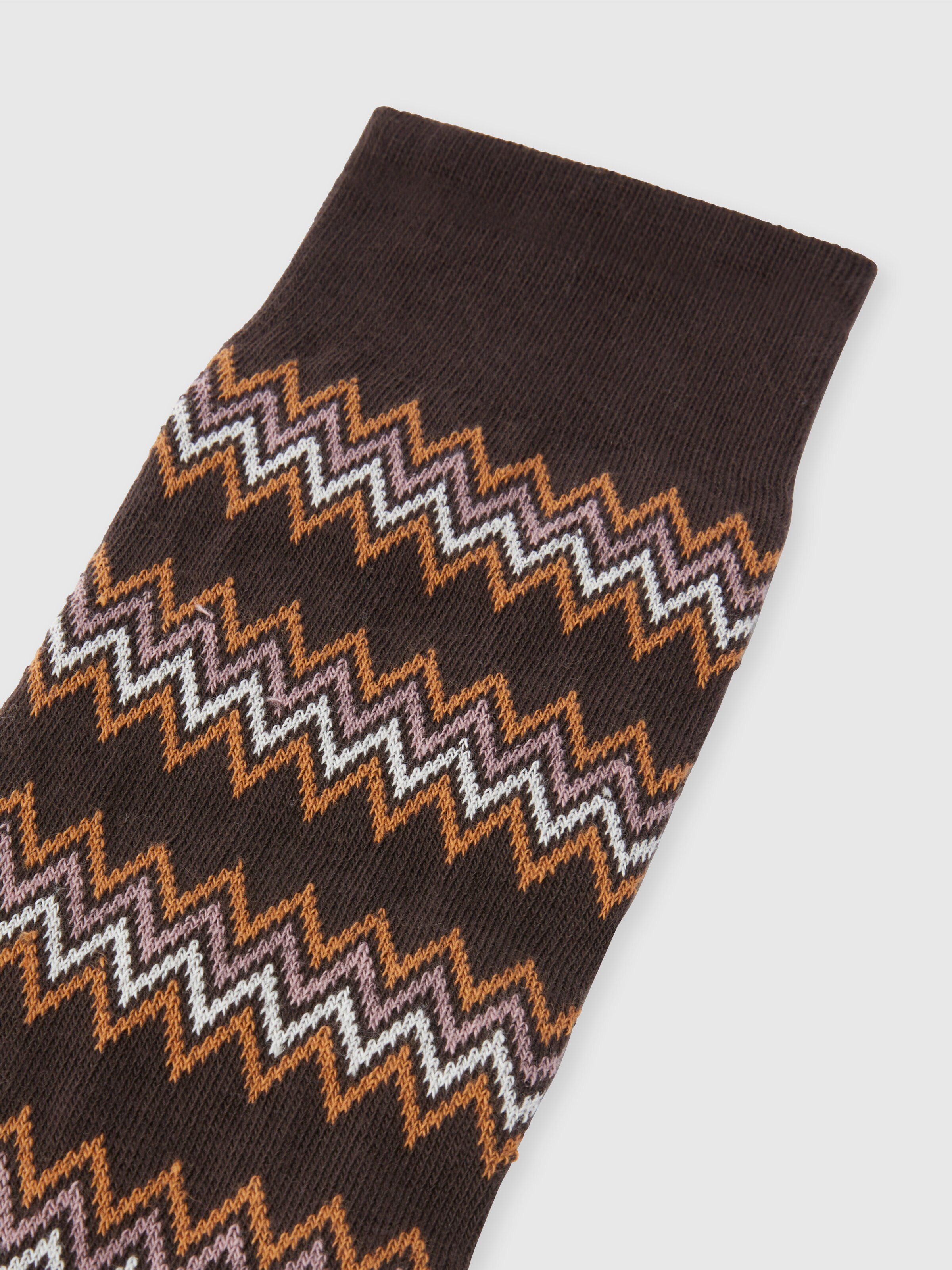 Cotton jacquard blend socks, Multicoloured  - 2