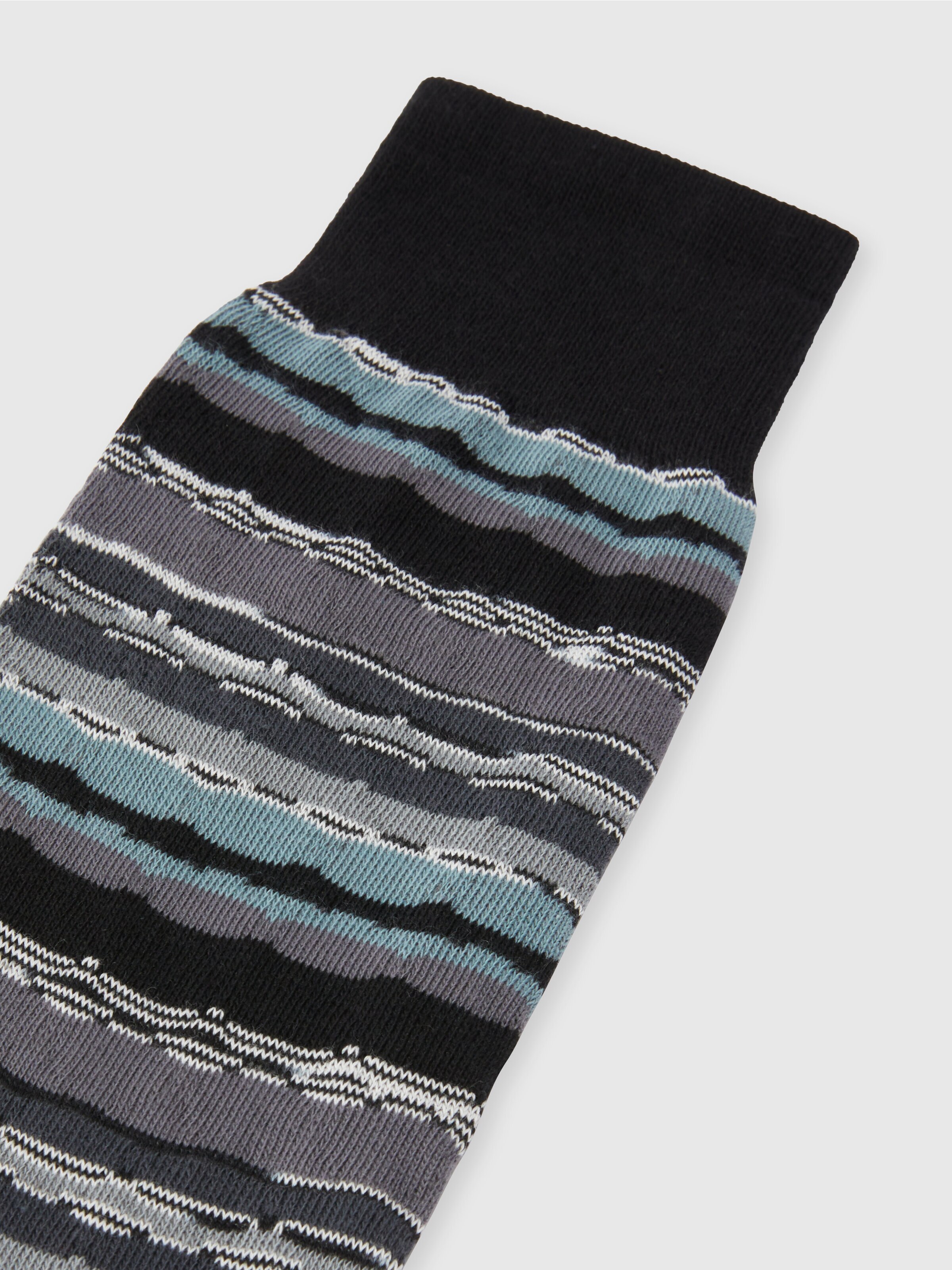 Patterned cotton blend socks, Multicoloured  - 2