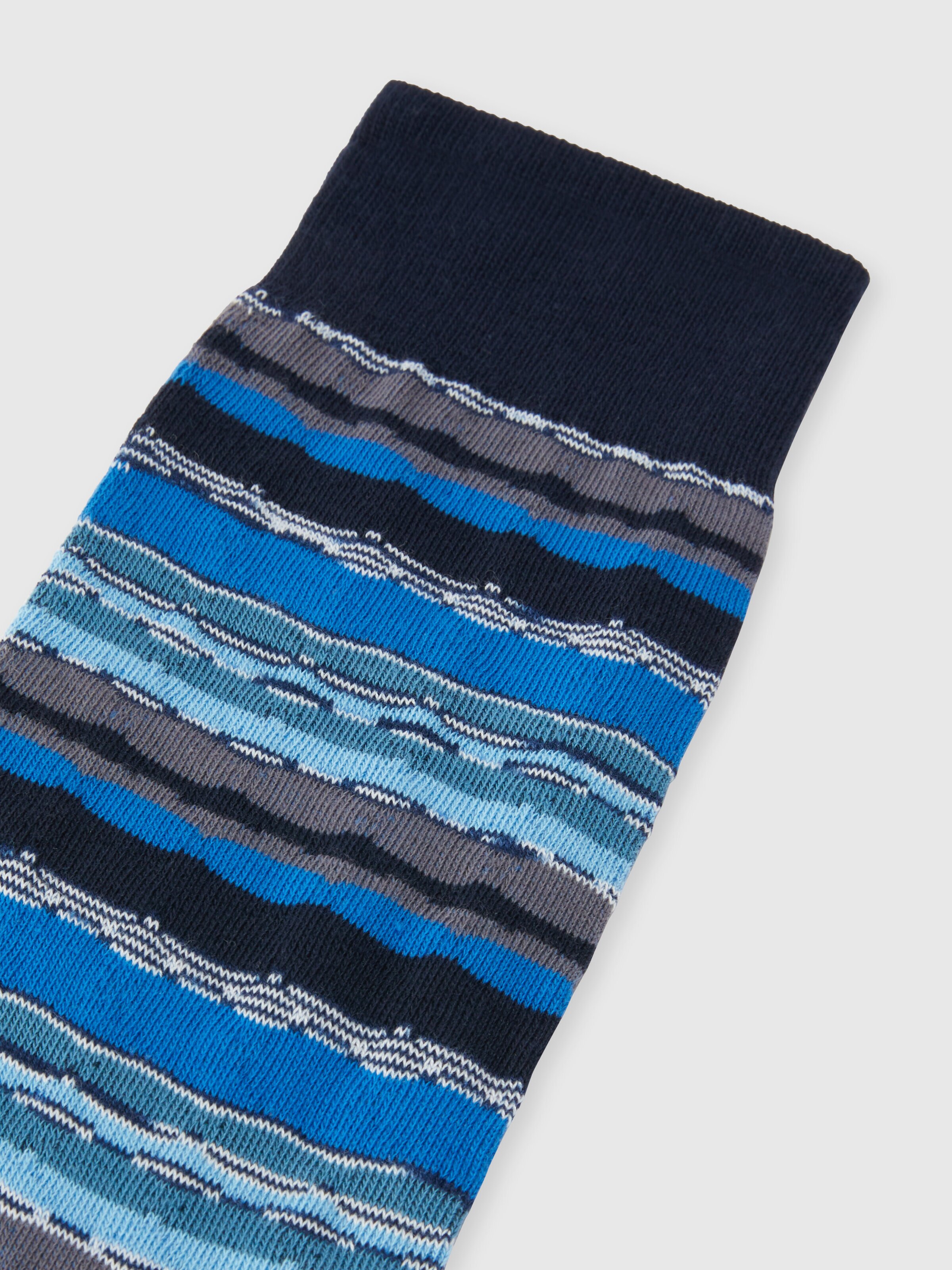 Patterned cotton blend socks, Multicoloured  - 2