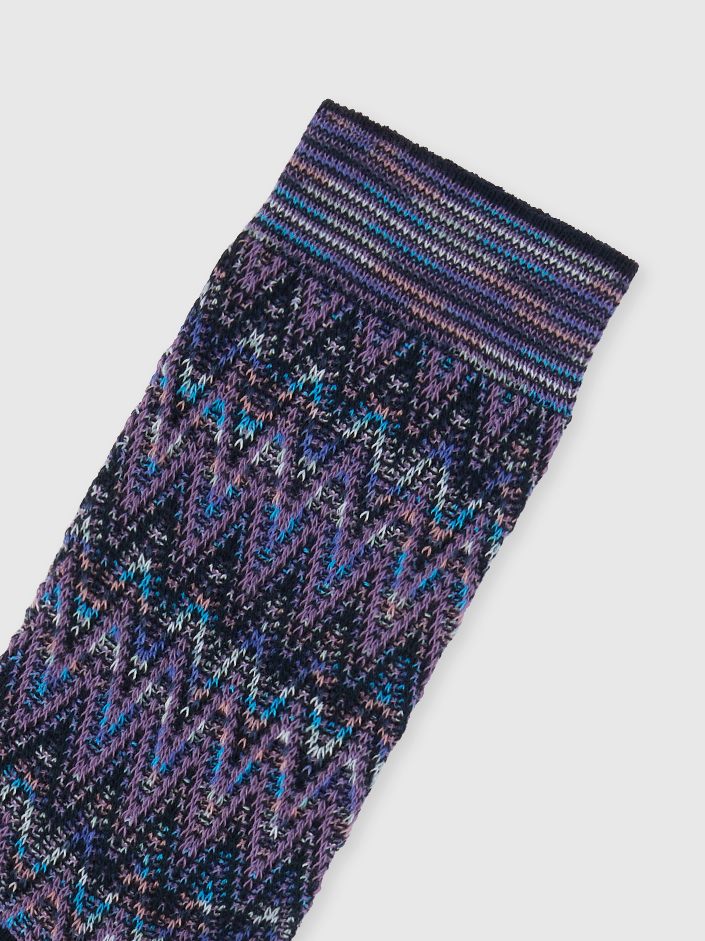 Chevron cotton socks, Multicoloured  - 2