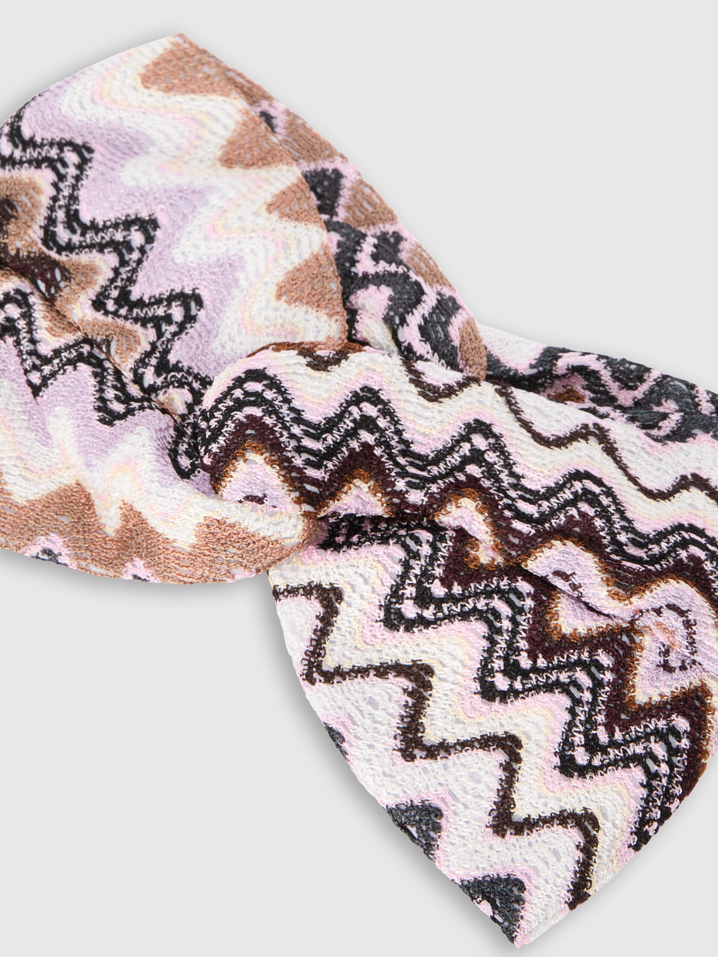 Chevron viscose headband, Multicoloured  - 1