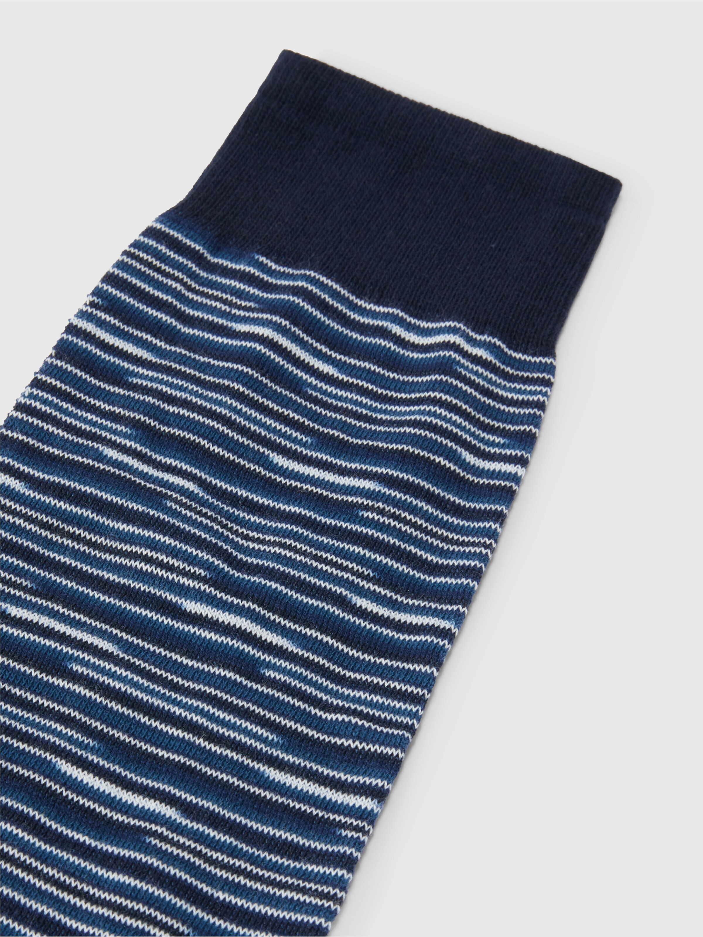 Socks in slub cotton blend, Multicoloured  - 2