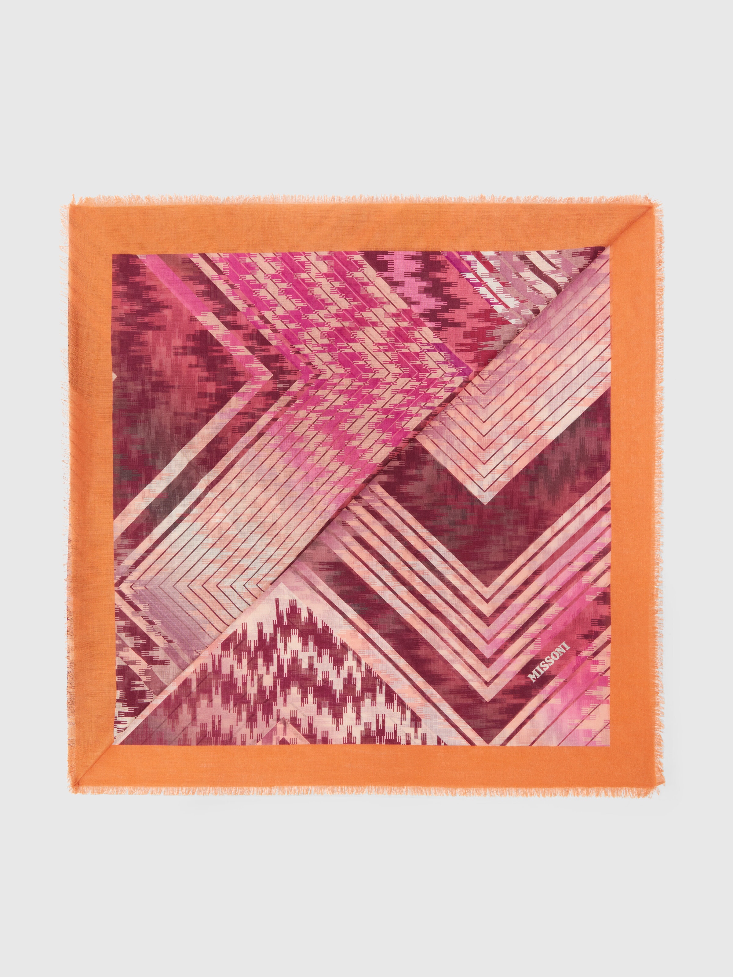 Silk and cotton shawl, Multicoloured  - 0