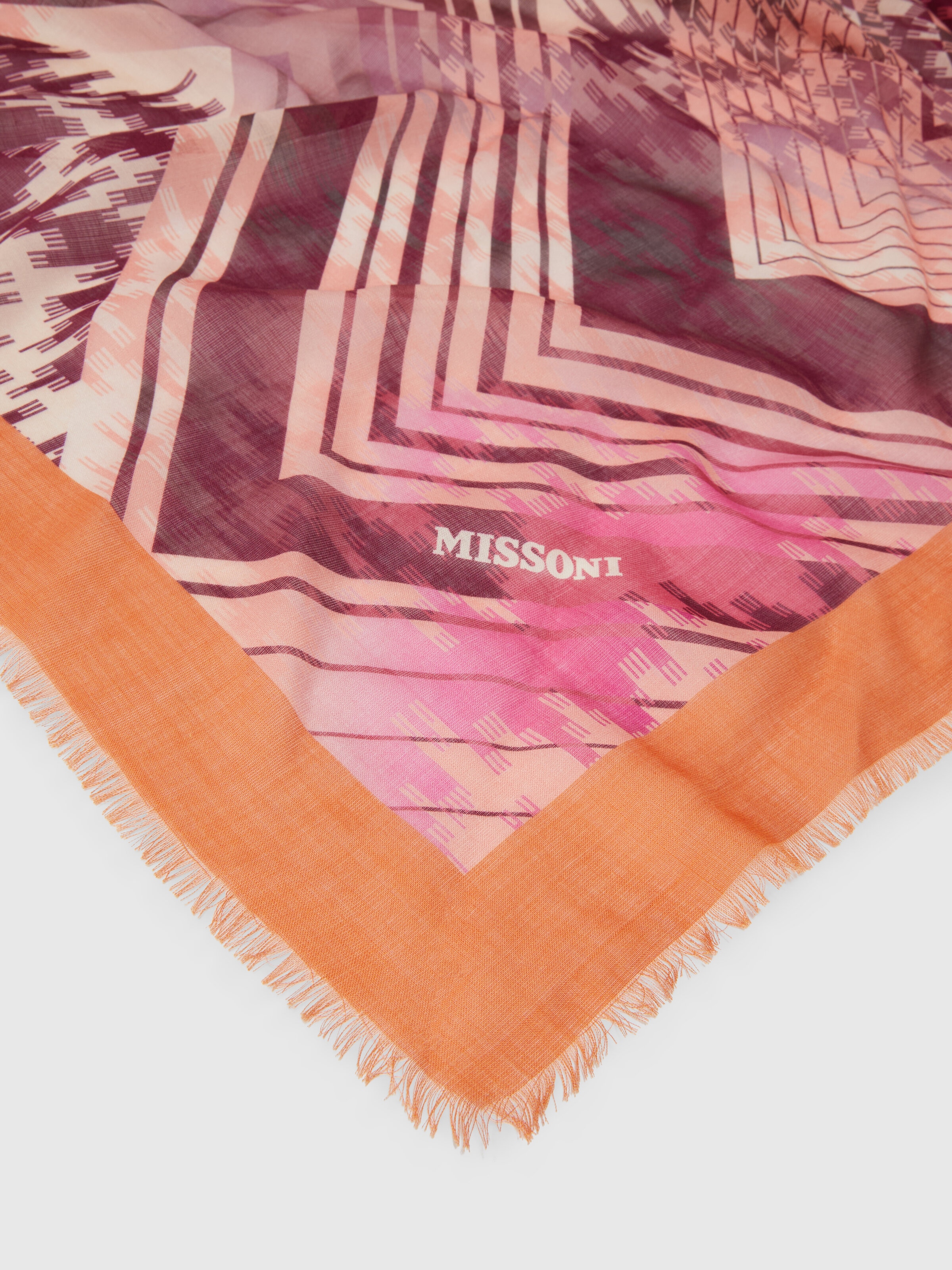 シルクとコットンのショール マルチカラー | Missoni