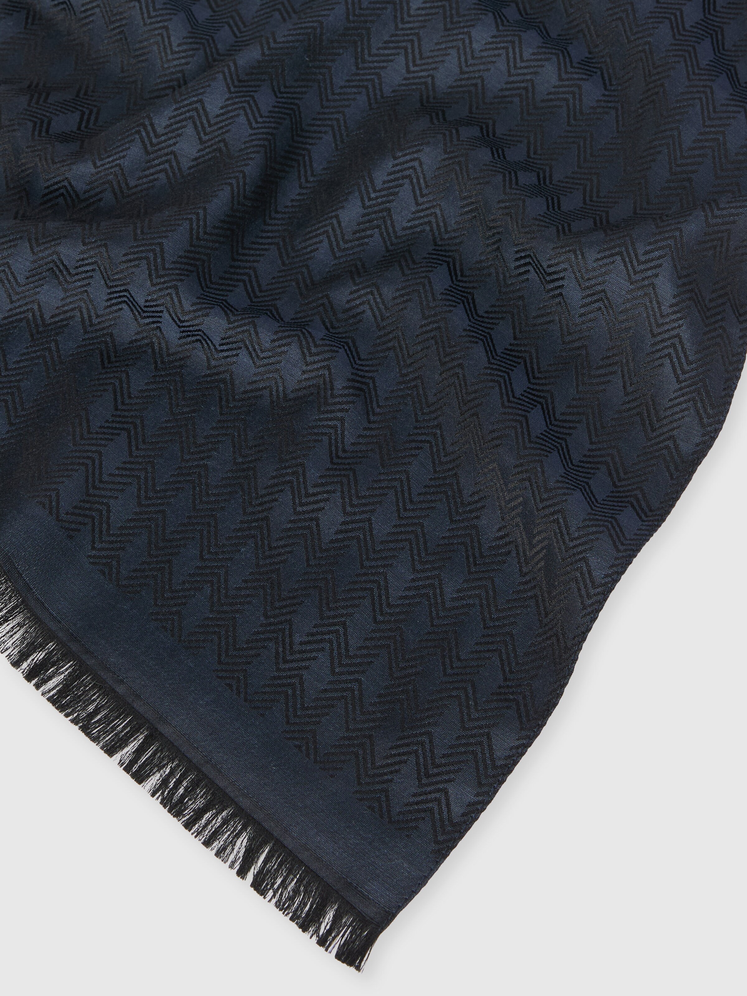 Dégradé wool blend scarf, Multicoloured  - 1