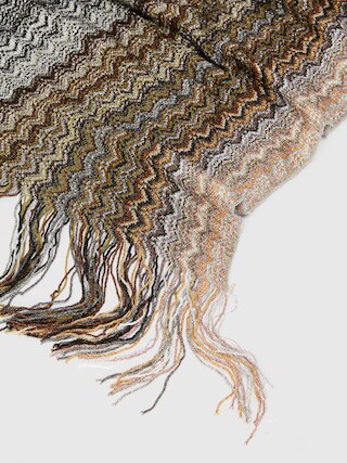 Freak Scene Foulard Quadrato In Cotone Leggero Con Frange – Colore Turchese
