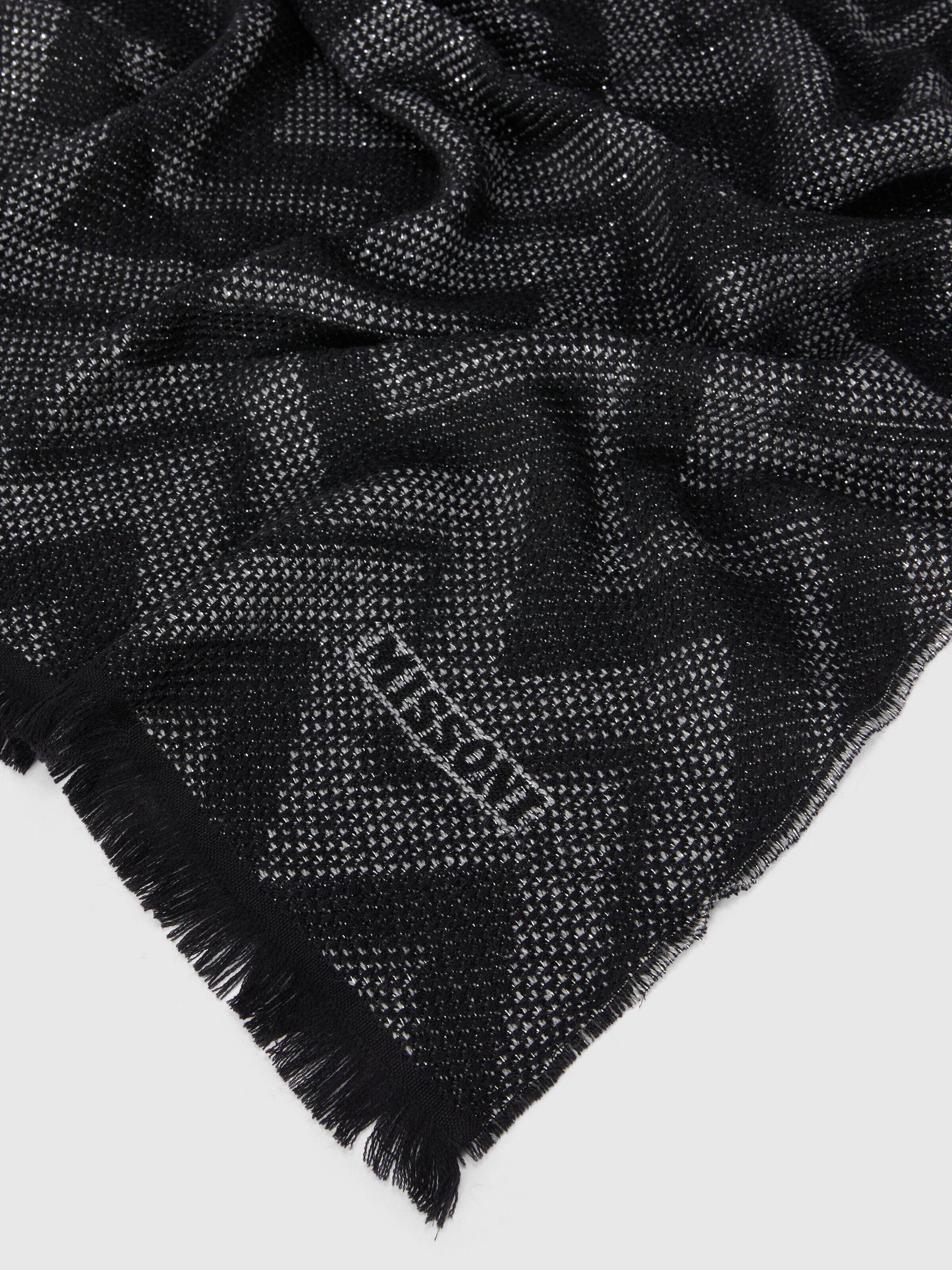 Zigzag wool stole, Multicoloured  - 1