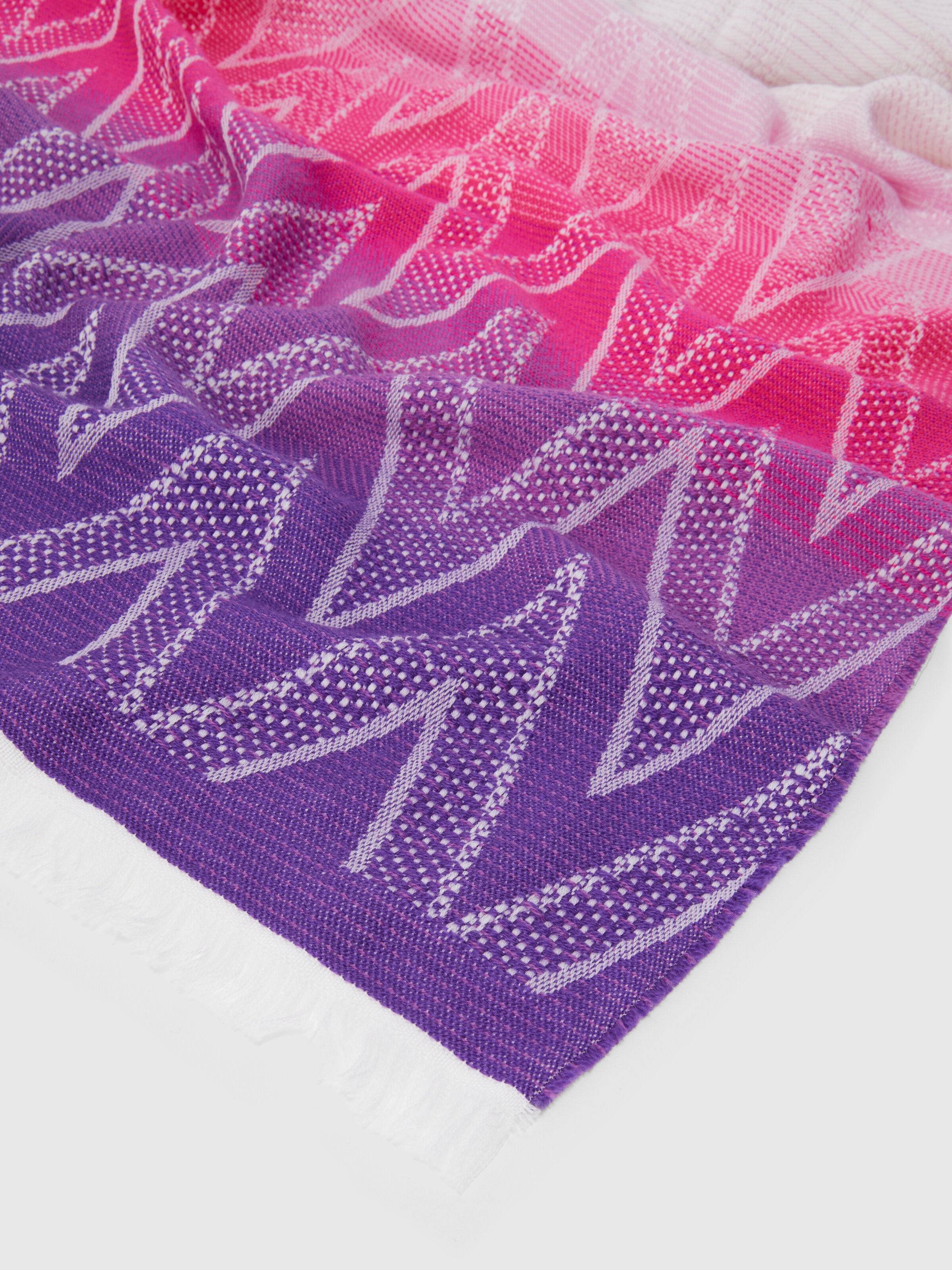 フリンジ付きウールストール マルチカラー | Missoni
