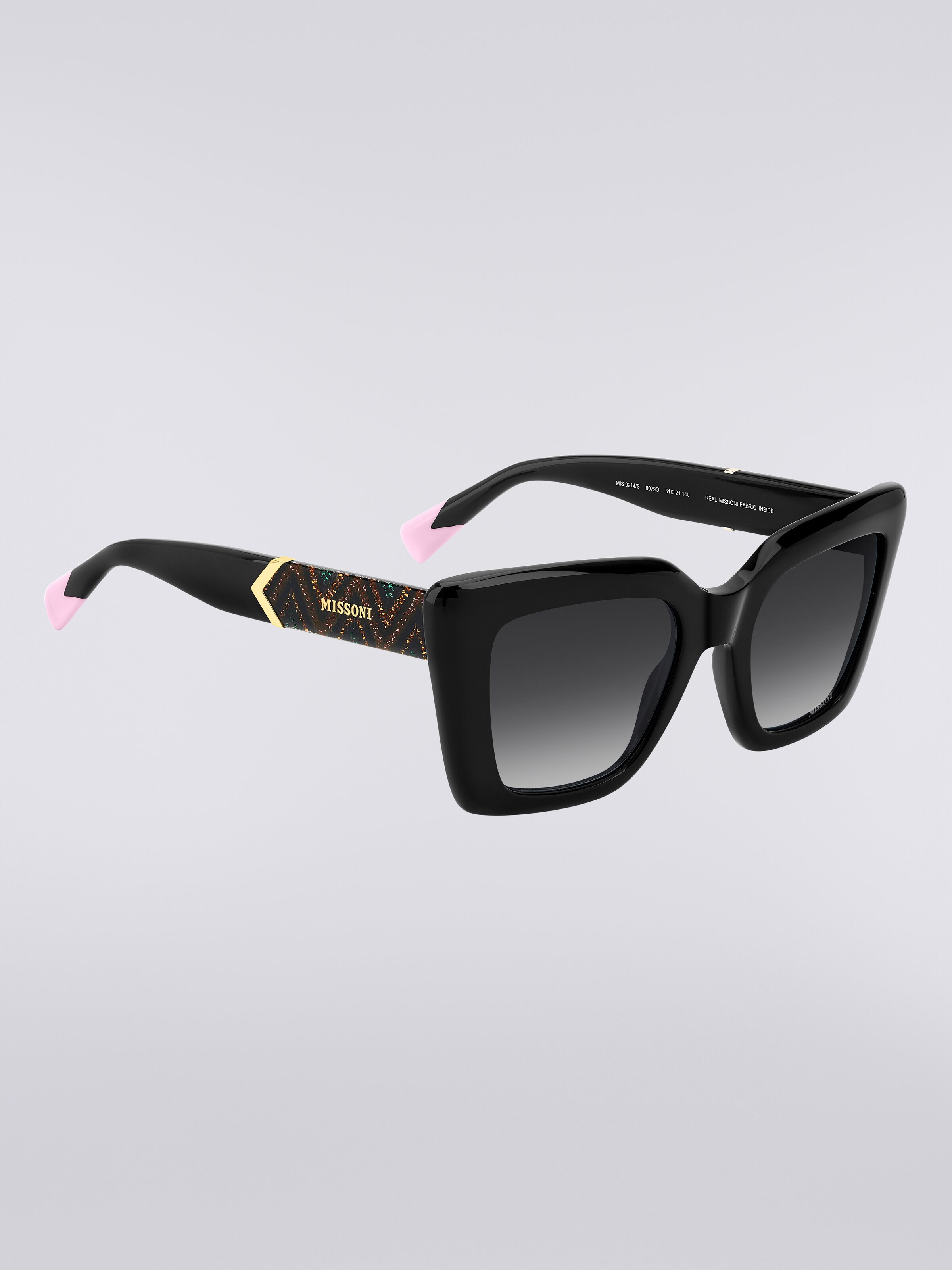 Missoni DNA cat eye acetate sunglasses, Multicoloured  - 2