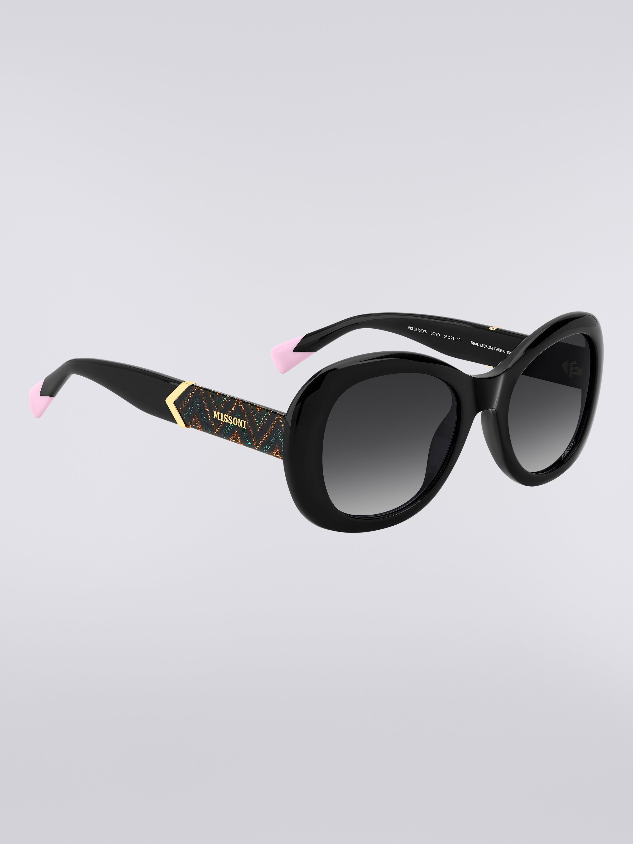 Missoni DNA occhiali da sole ovali in acetato, Multicolore  - 2