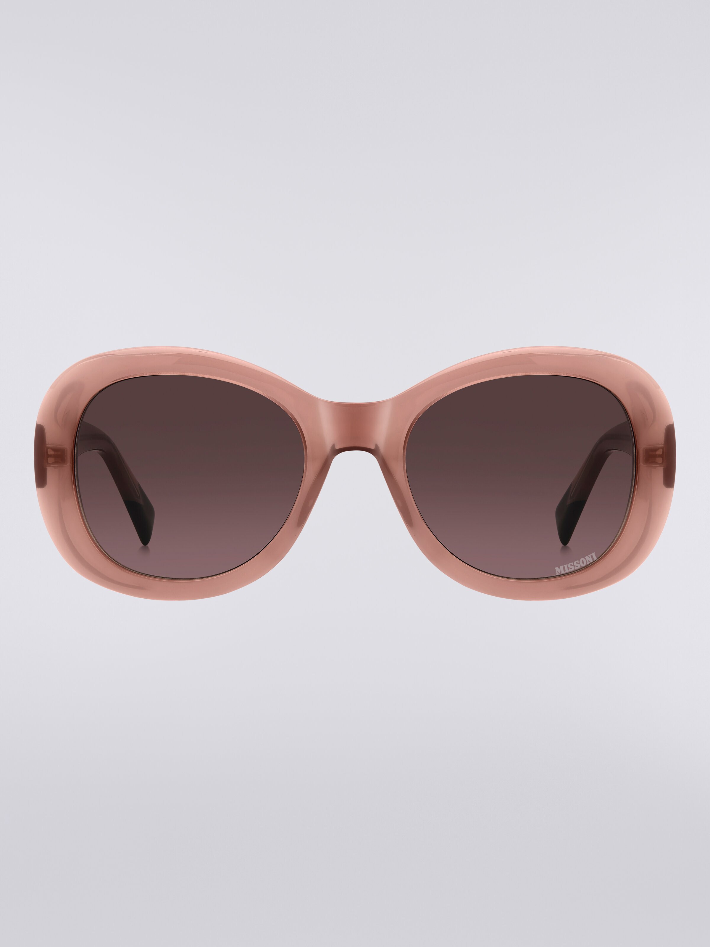 Missoni DNA oval acetate sunglasses, Multicoloured  - 0