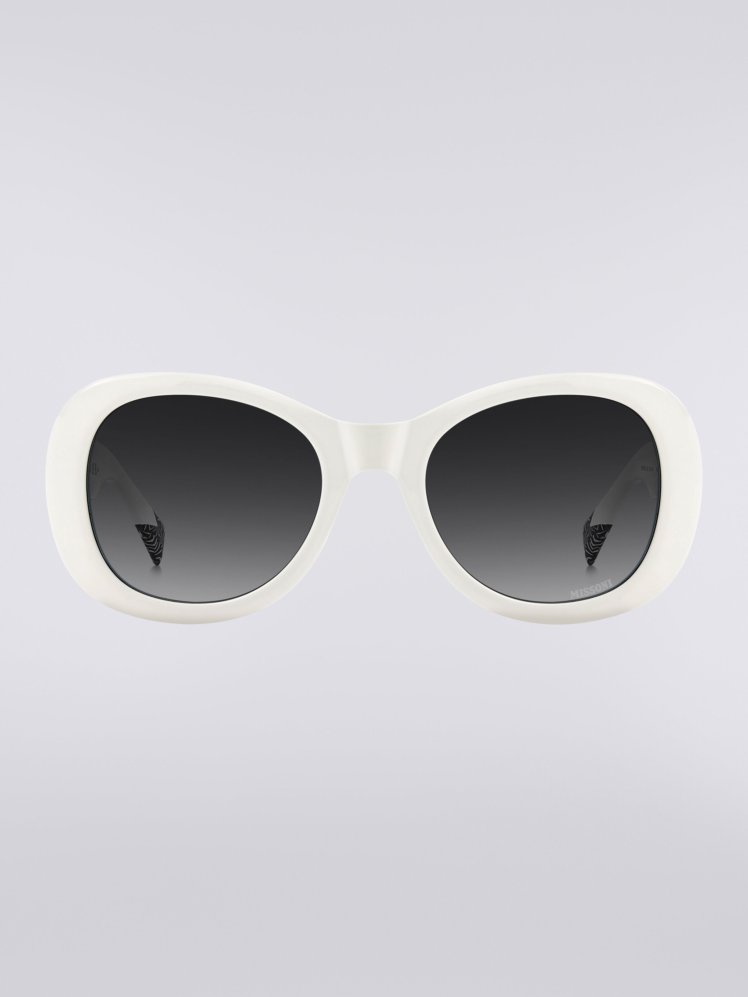 Lunettes de soleil ovales en acétate Missoni DNA, Multicolore  - 0