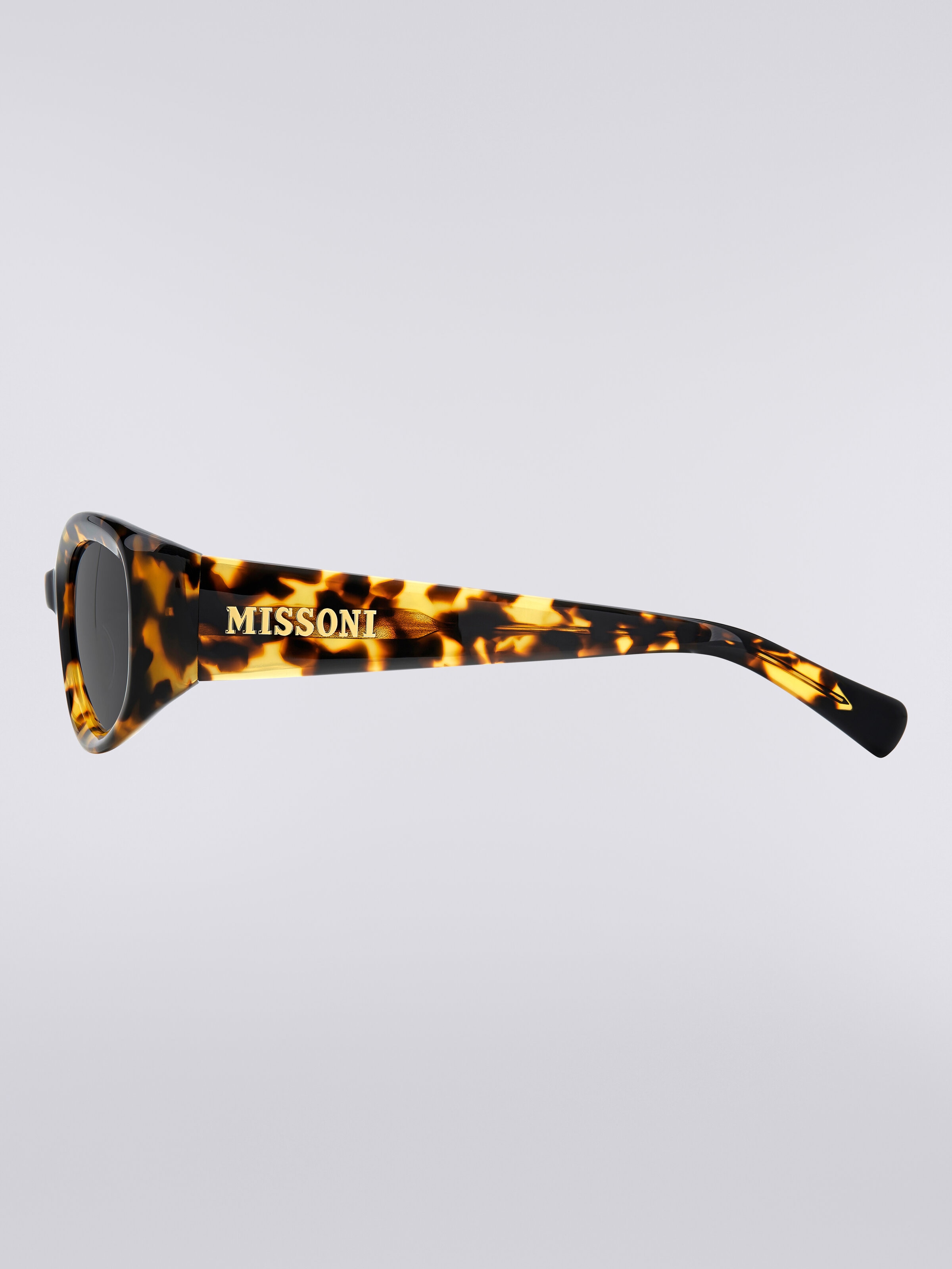 Rectangular acetate sunglasses, Multicoloured  - 3