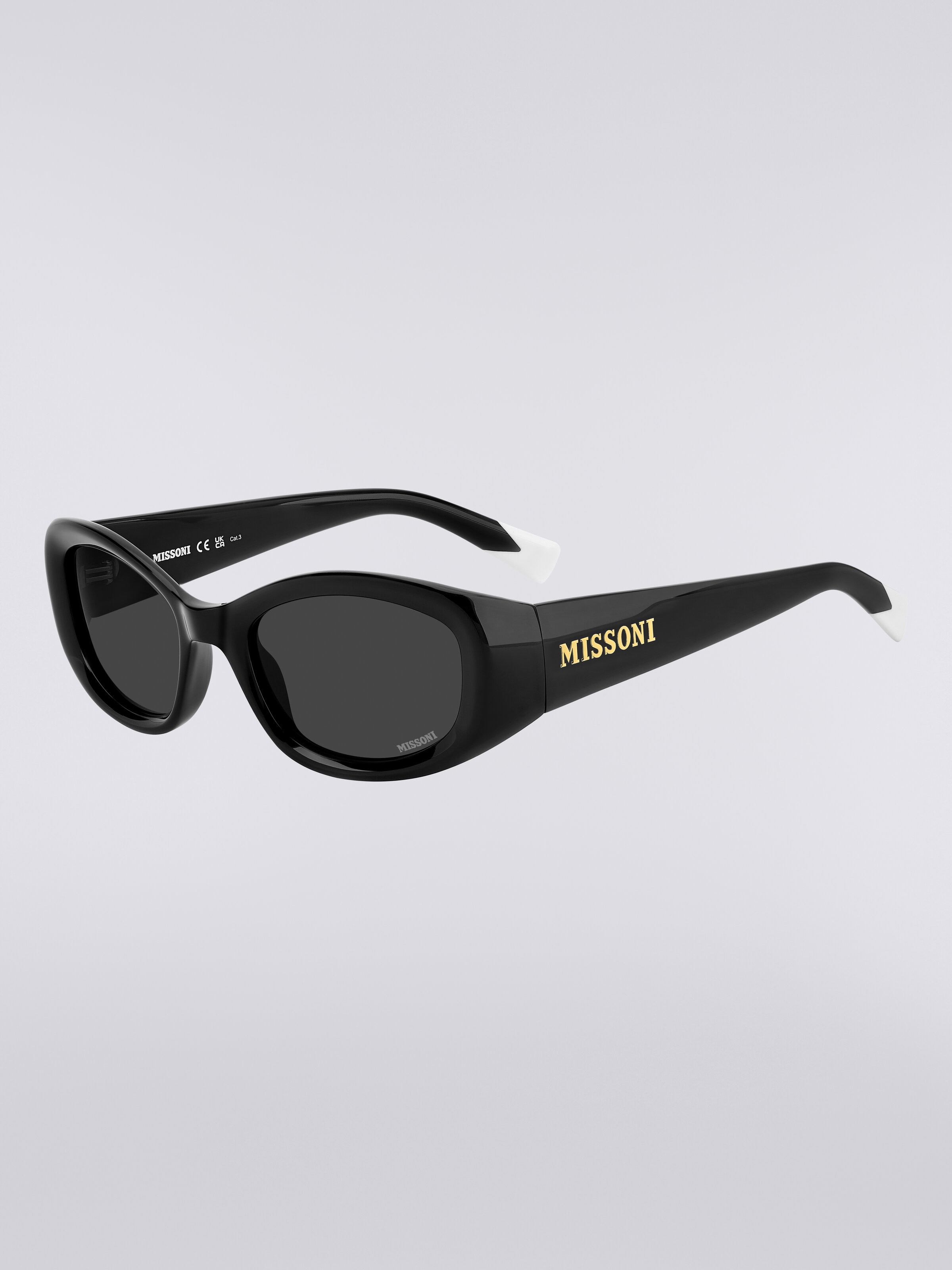 Occhiali da sole rettangolari in acetato, Multicolore  - 1