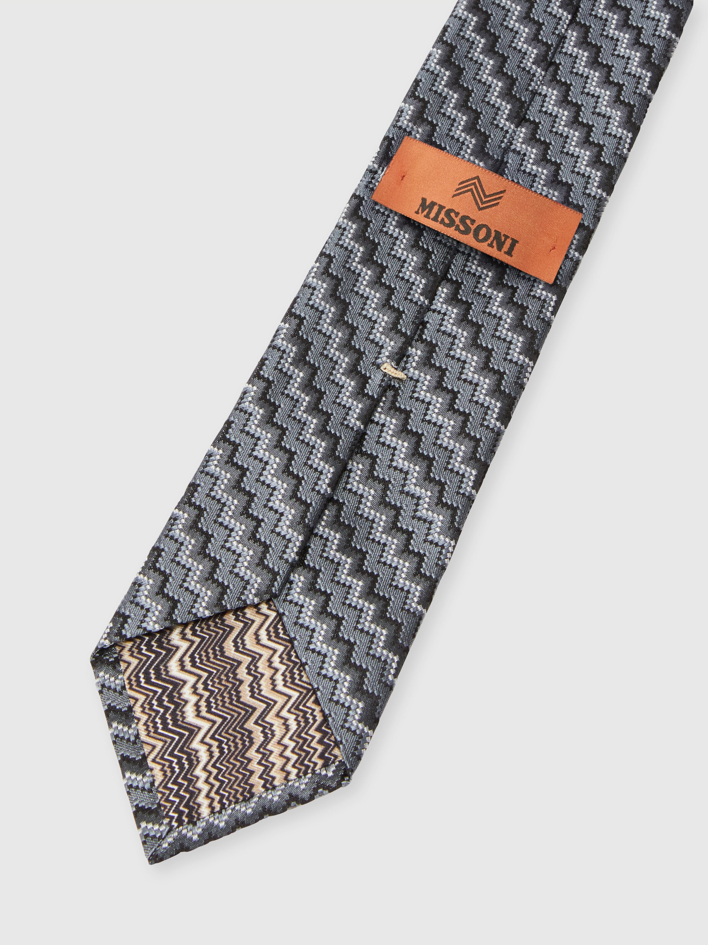 Chevron pattern tie, Multicoloured  - 2
