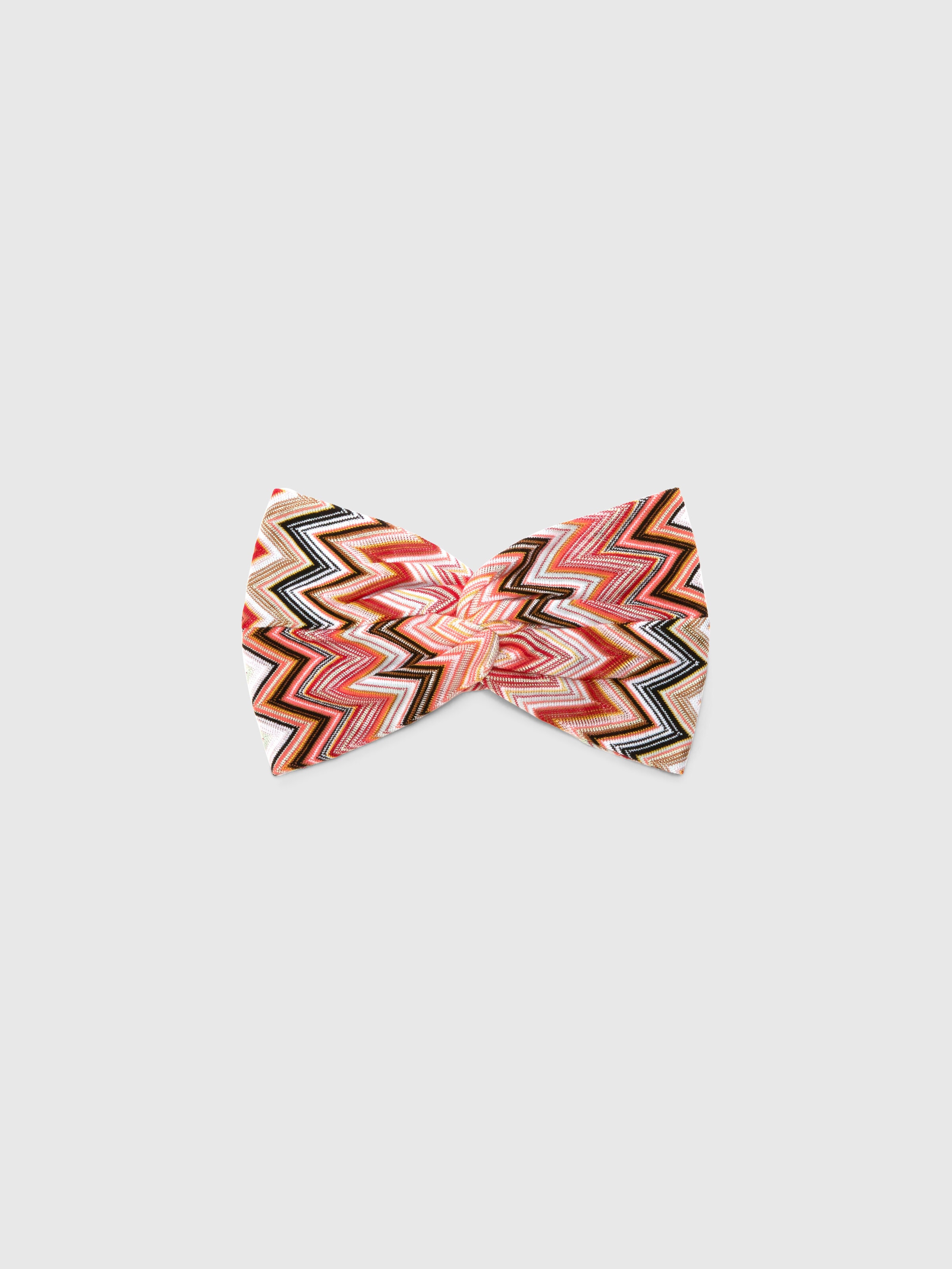 Cotton and Viscose Turban, Multicoloured  - 0