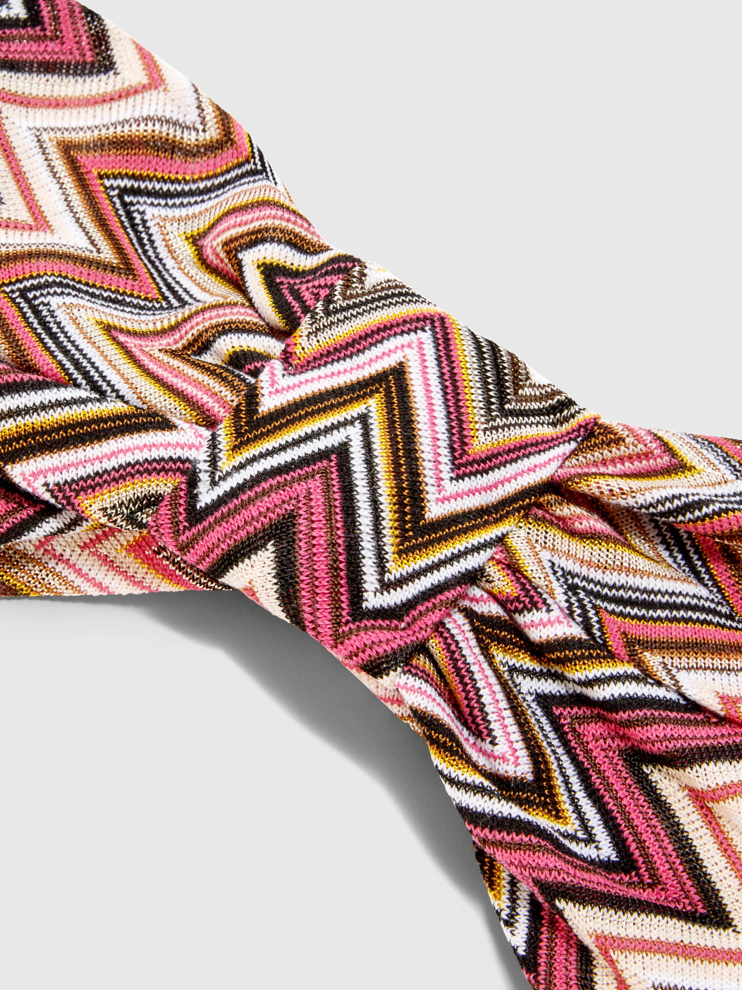 Turbante in cotone e viscosa, Multicolore  - 1