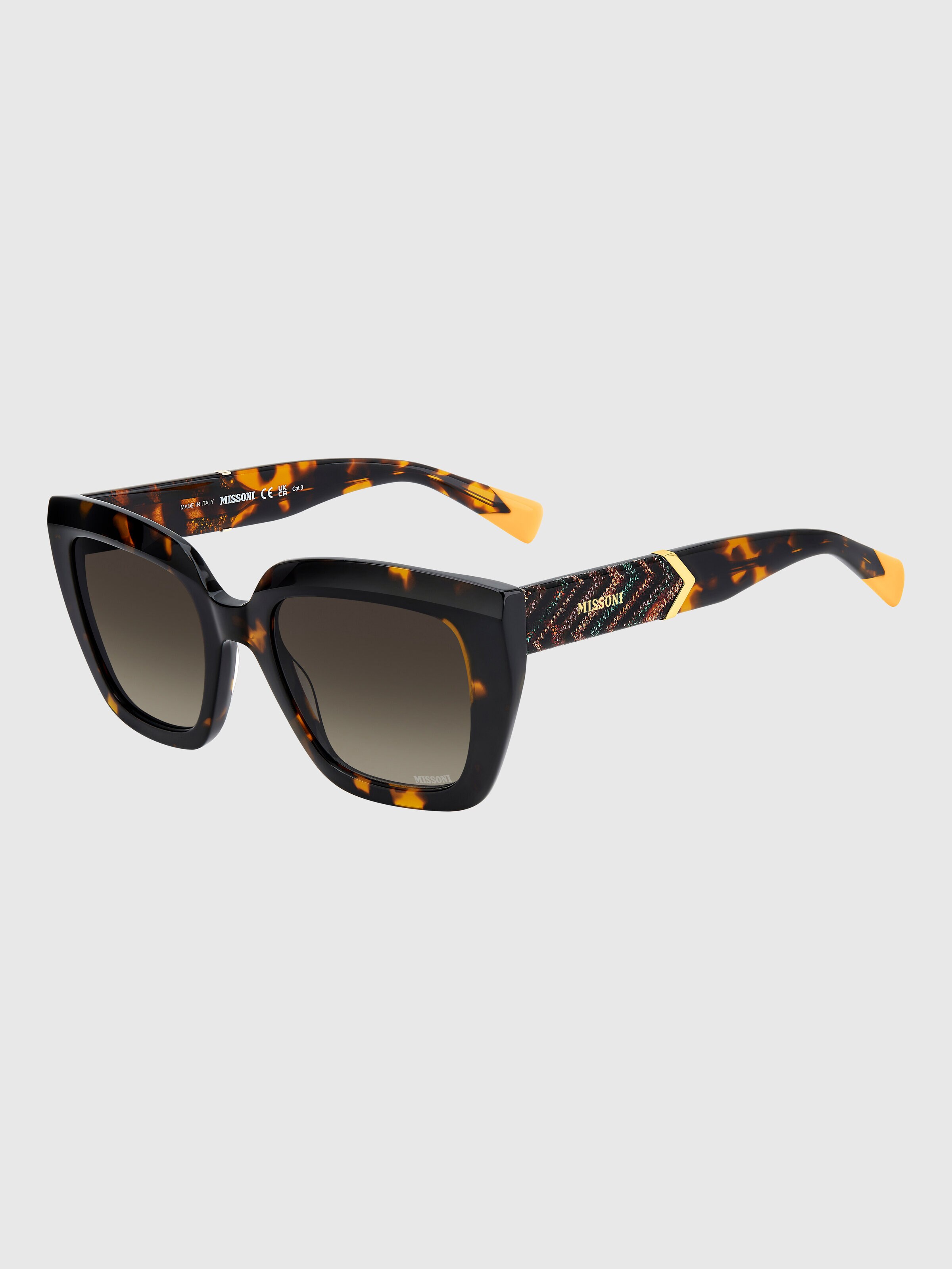 Missoni DNA squared acetate sunglasses, Multicoloured  - 1